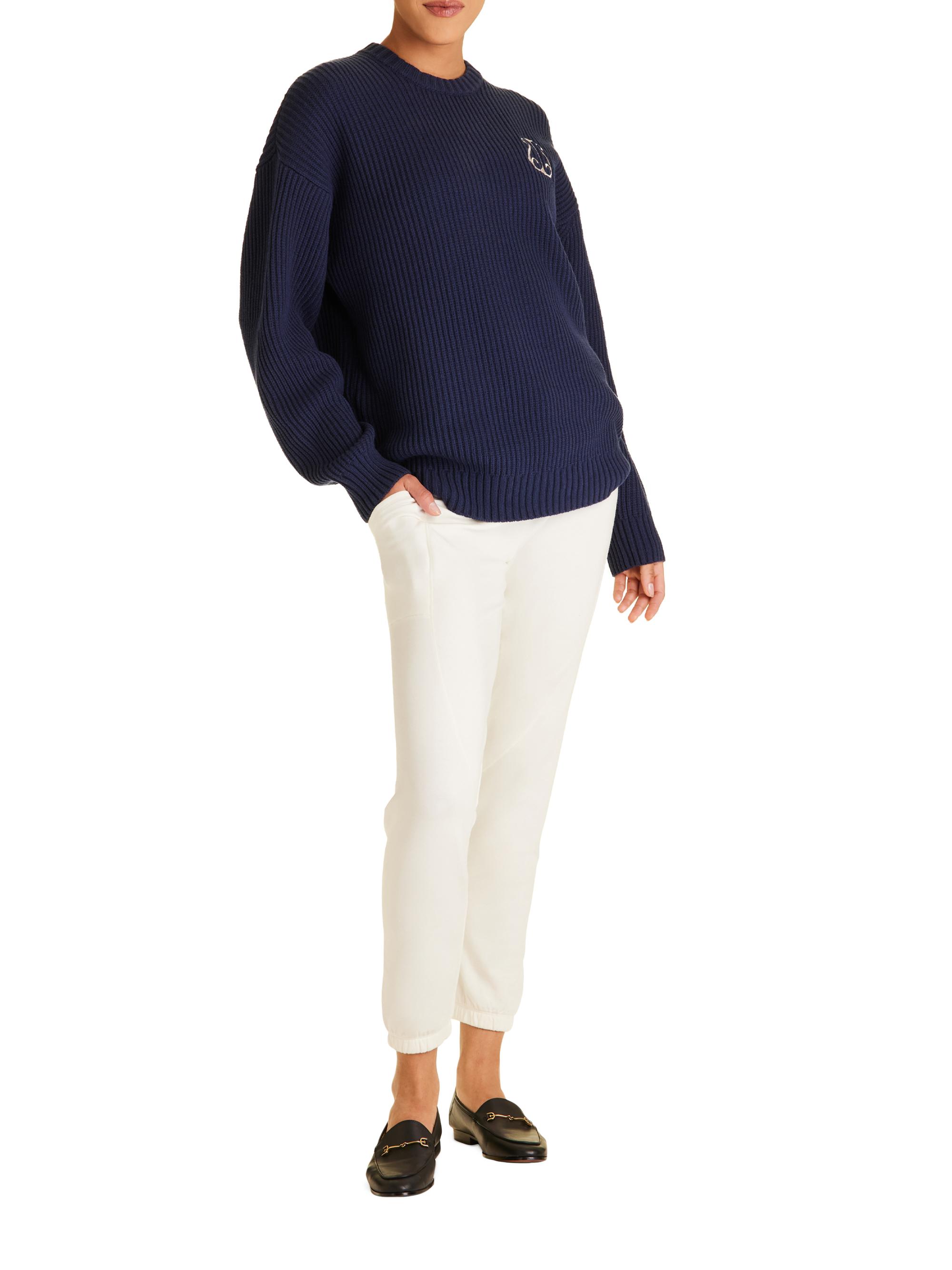 Alala Women's Crest Sweater - Navy