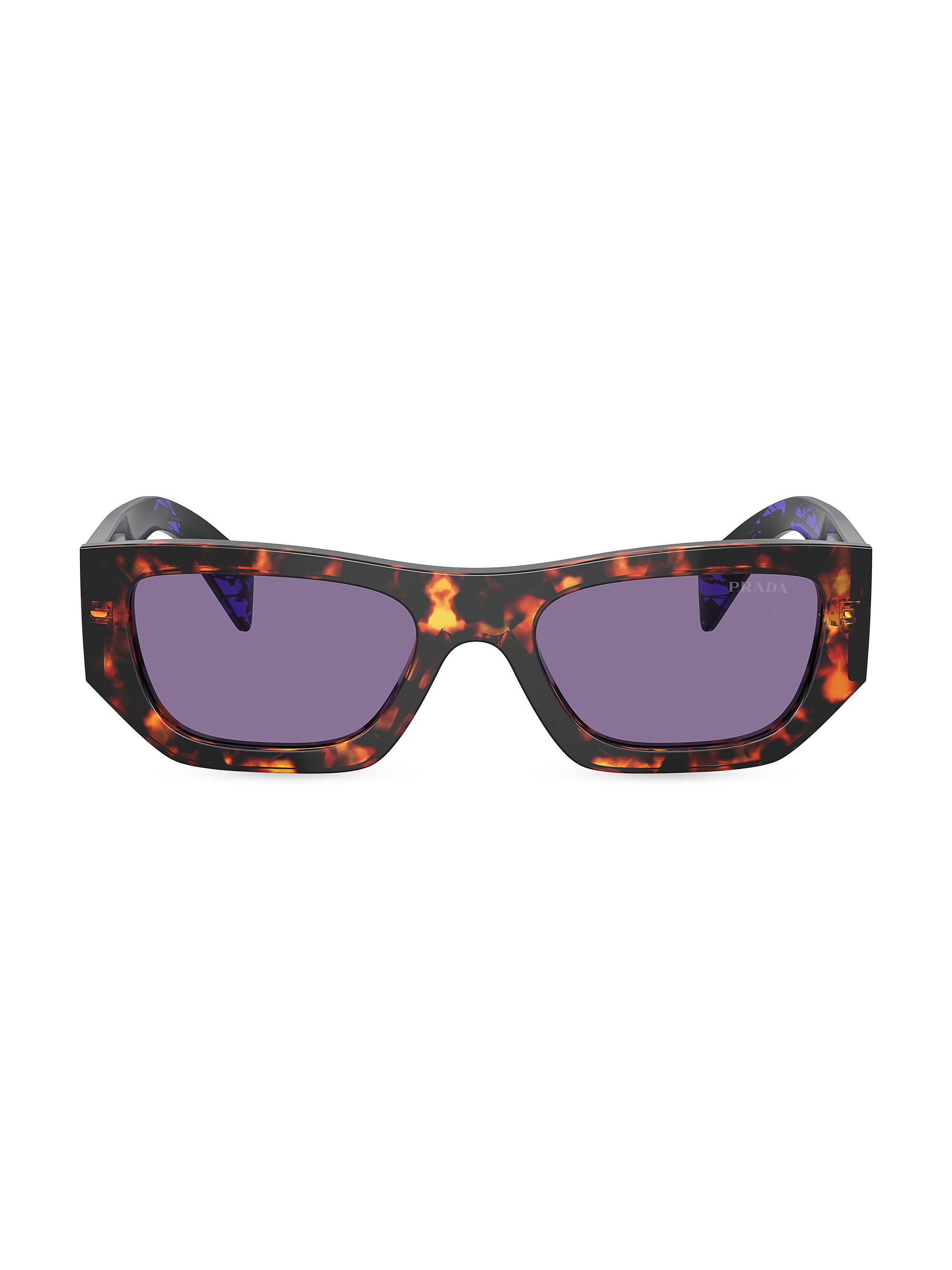 Prada 0PR A01S 53MM Pillow Sunglasses | Saks Fifth Avenue