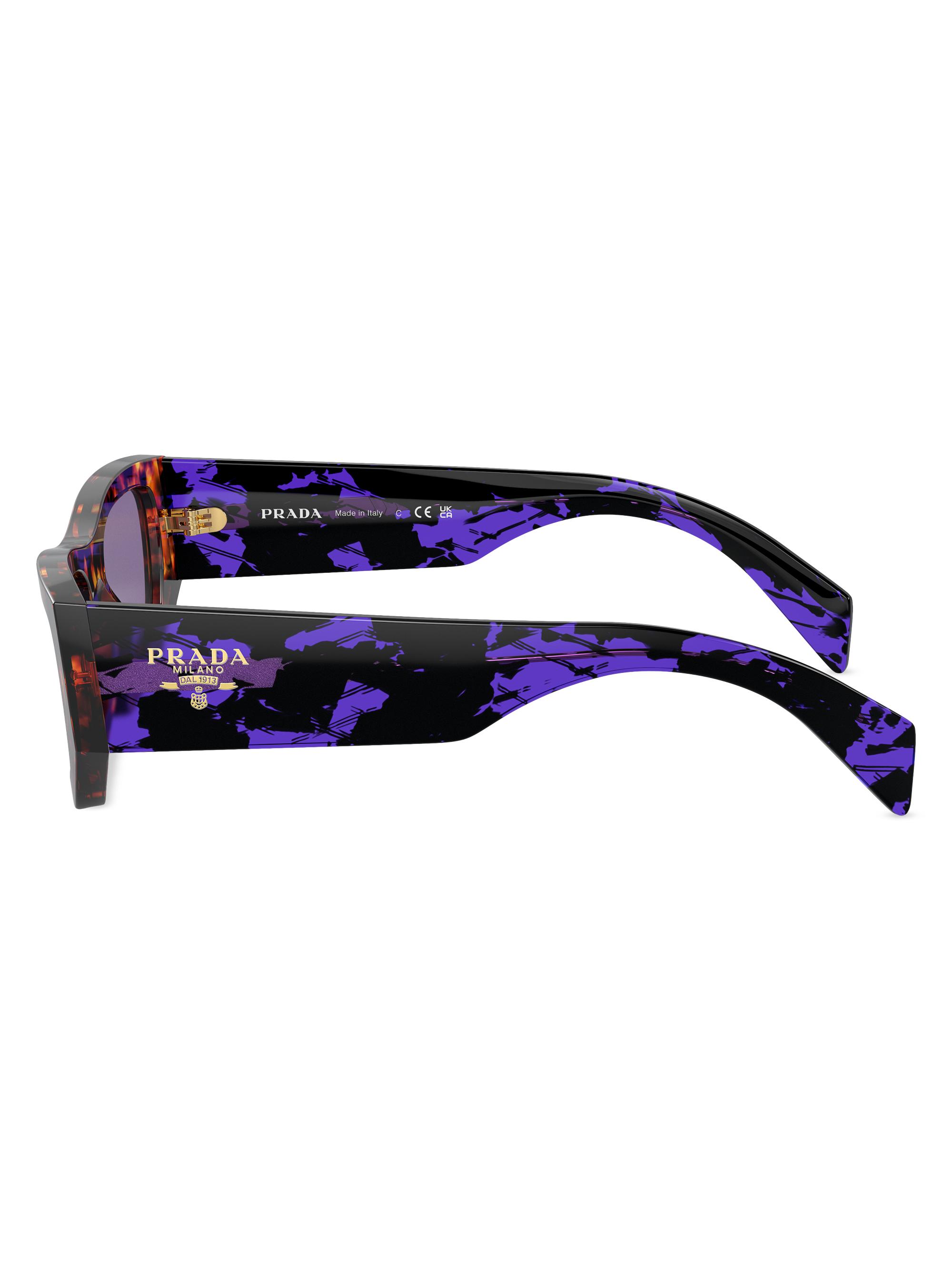 Prada 0PR A01S 53MM Pillow Sunglasses | Saks Fifth Avenue
