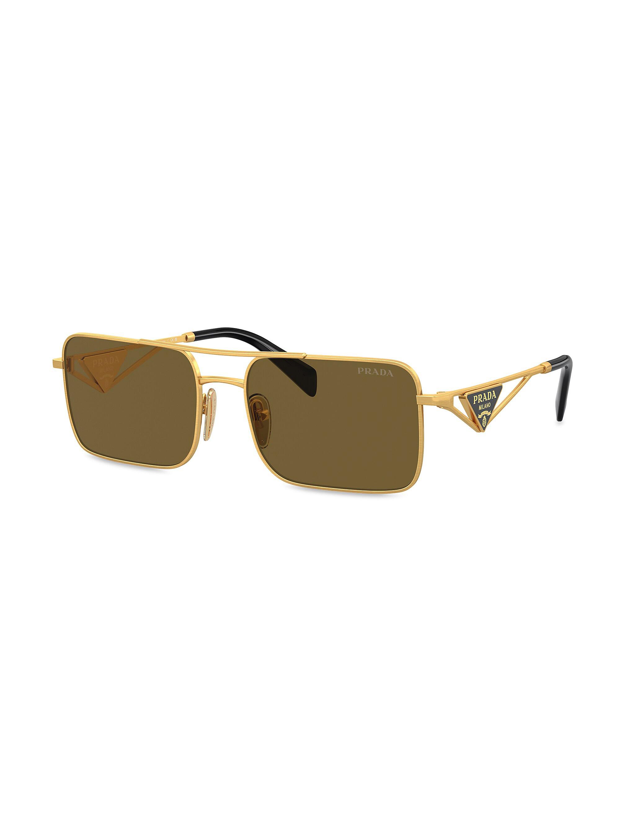 Prada A52S 56MM Rectangular Sunglasses | Saks Fifth Avenue
