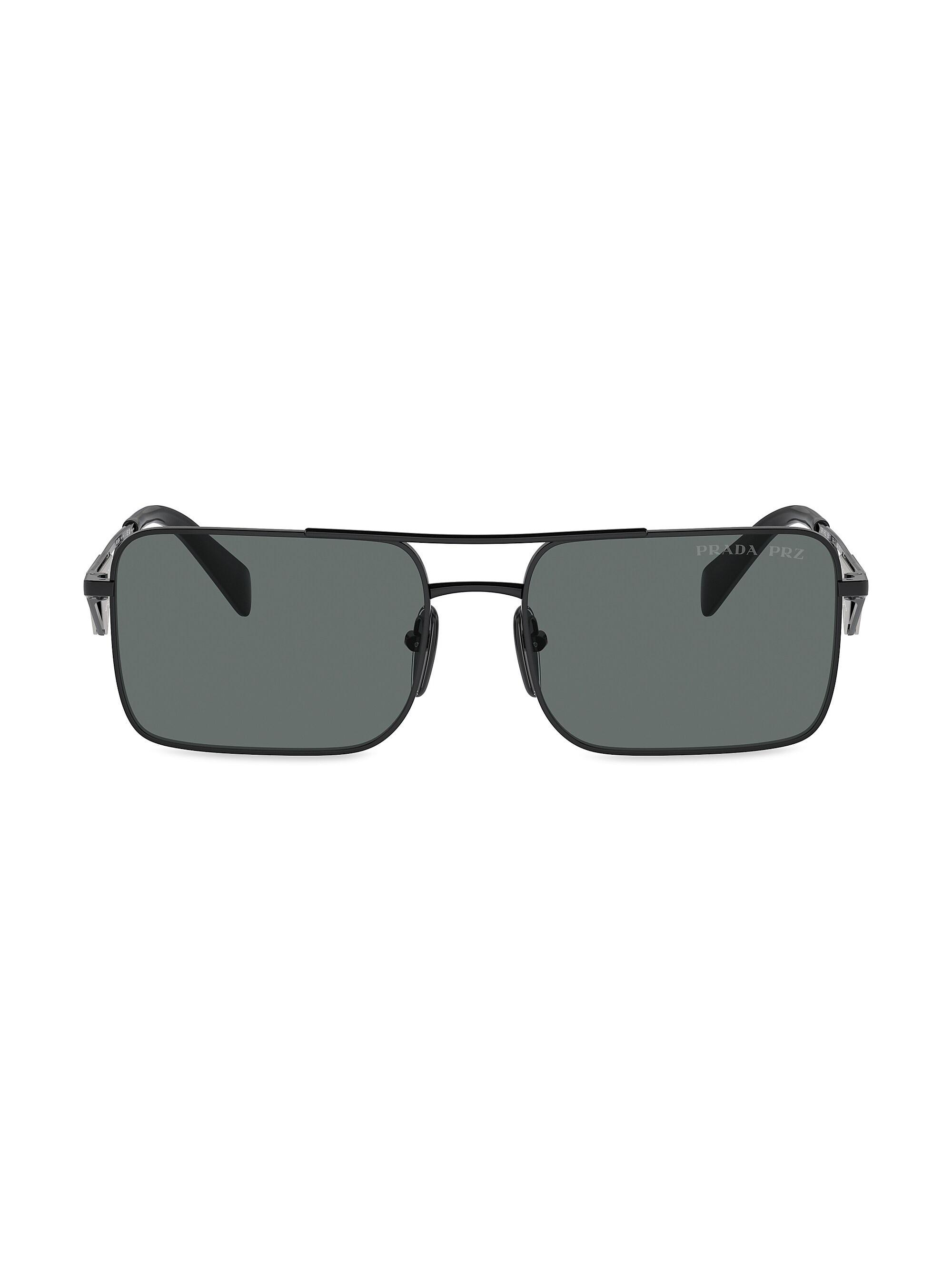 Prada A52S 56MM Rectangular Sunglasses | Saks Fifth Avenue