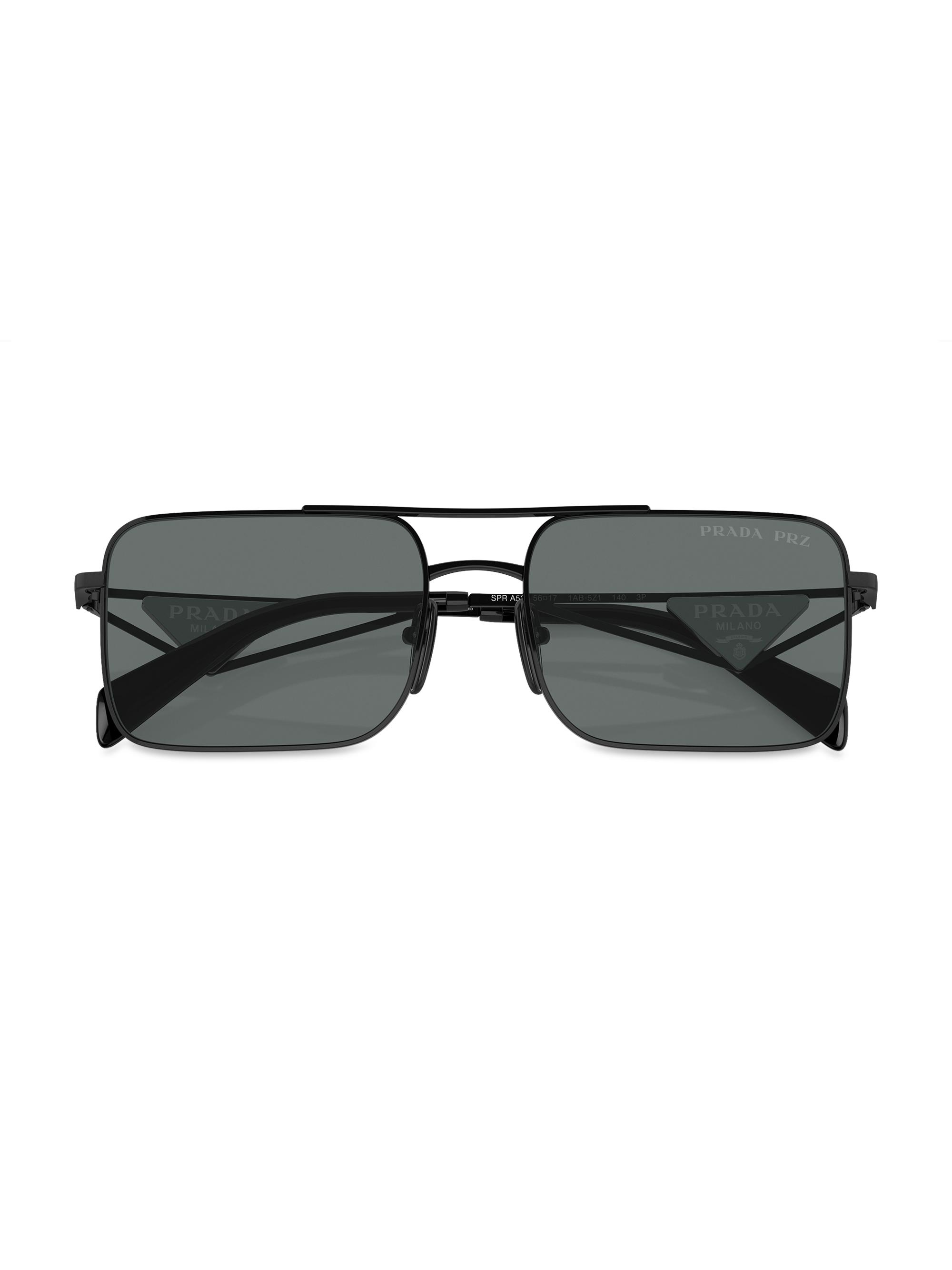 Prada A52S 56MM Rectangular Sunglasses | Saks Fifth Avenue