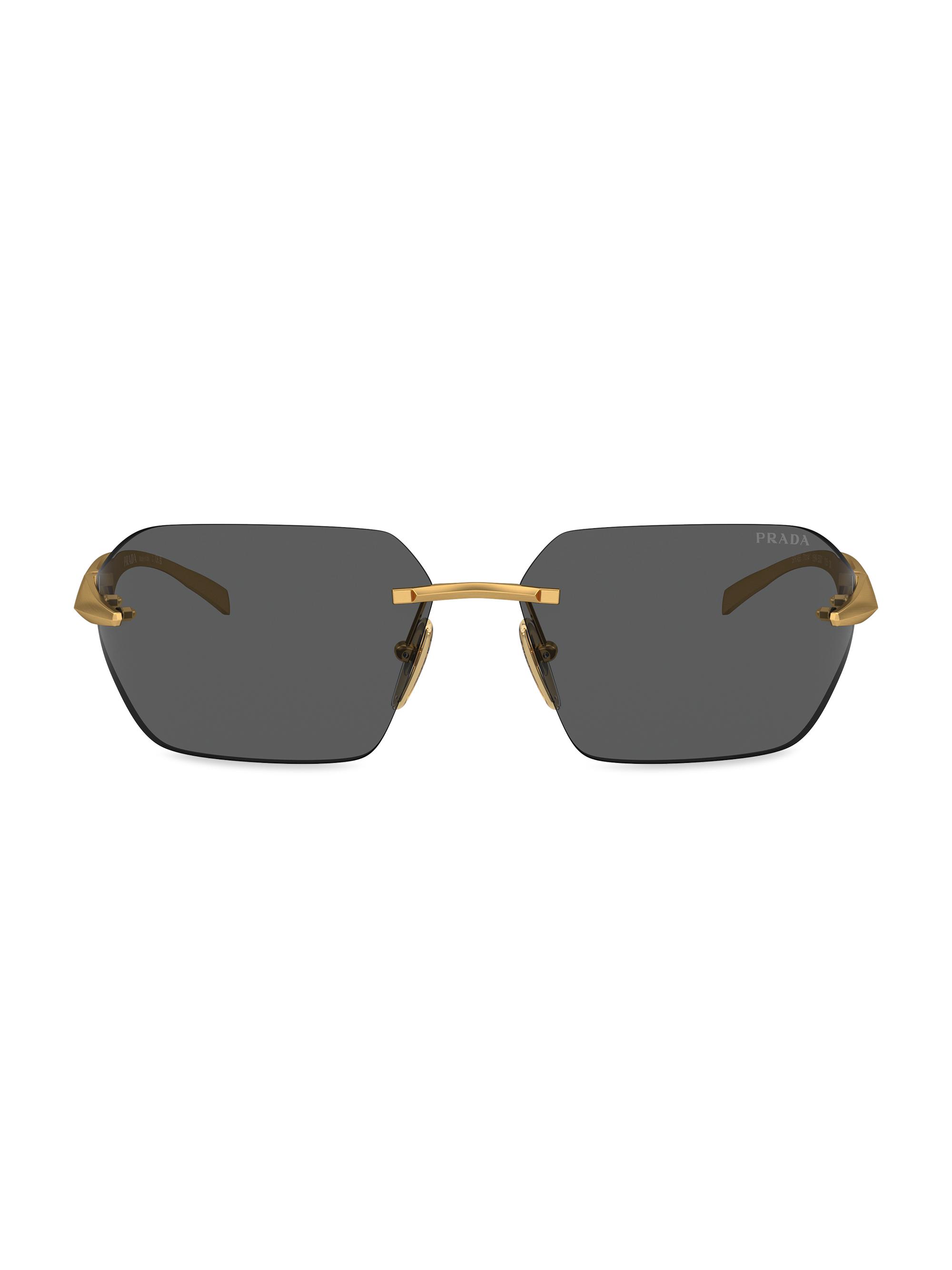 【PRADA】サングラス Prada 71MM Rectangular Sunglasses | Saks Fifth Avenue