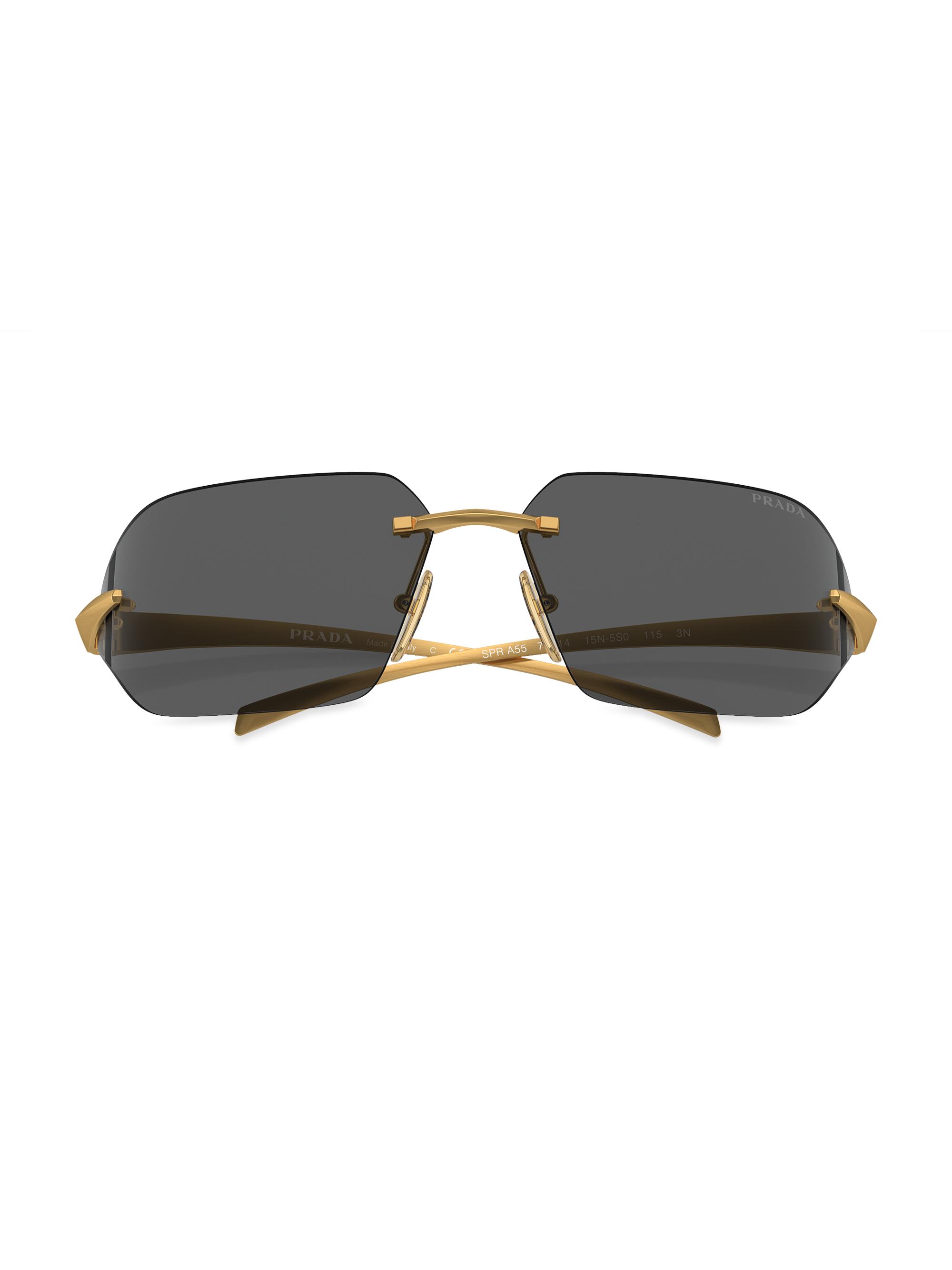 【PRADA】サングラス Prada 71MM Rectangular Sunglasses | Saks Fifth Avenue