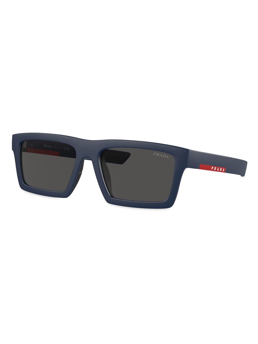 Prada Linea Rossa 55MM Rectangular Sunglasses | Saks Fifth Avenue