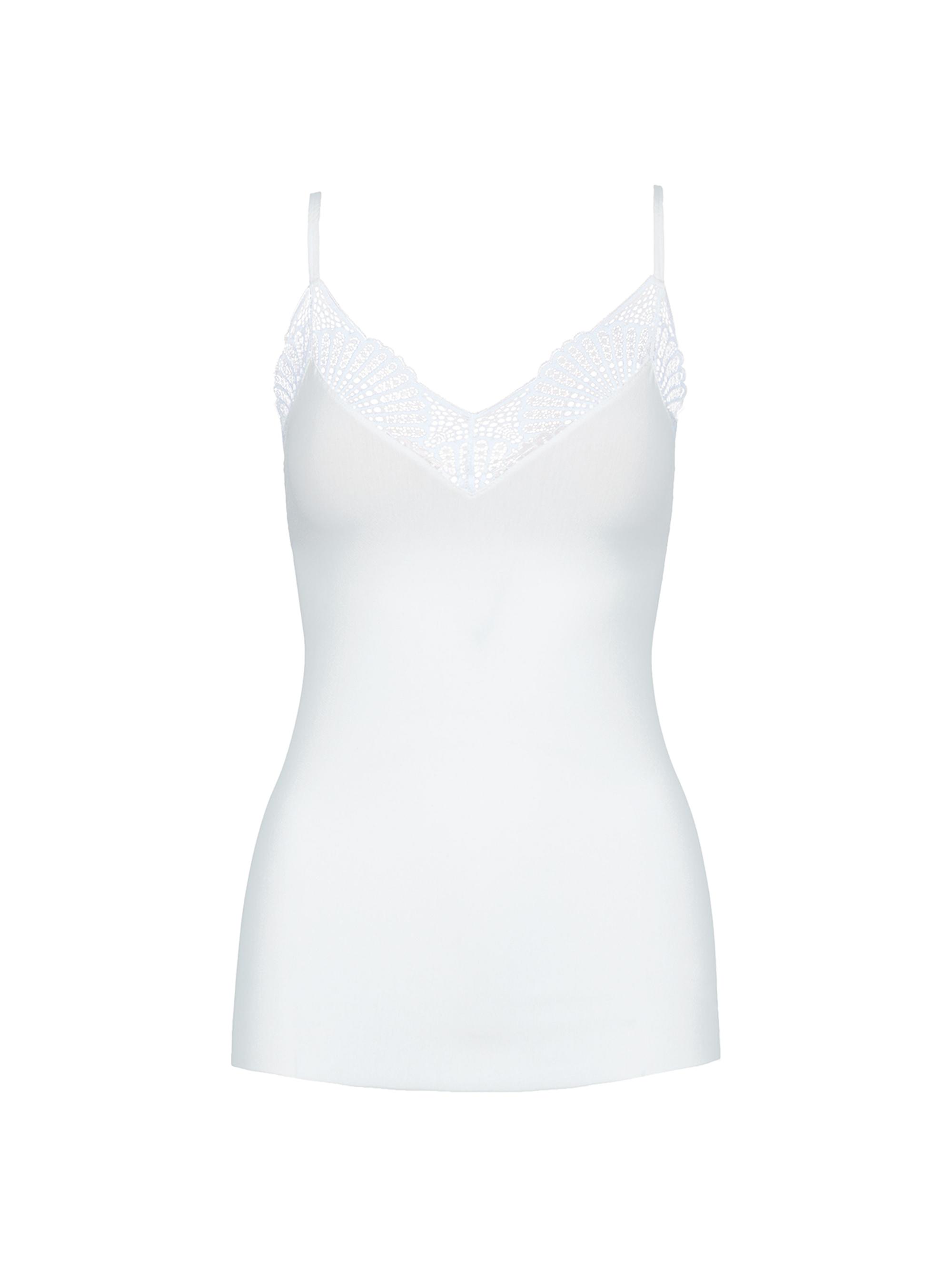 Commando Women's Butter & Lace Camisole - White