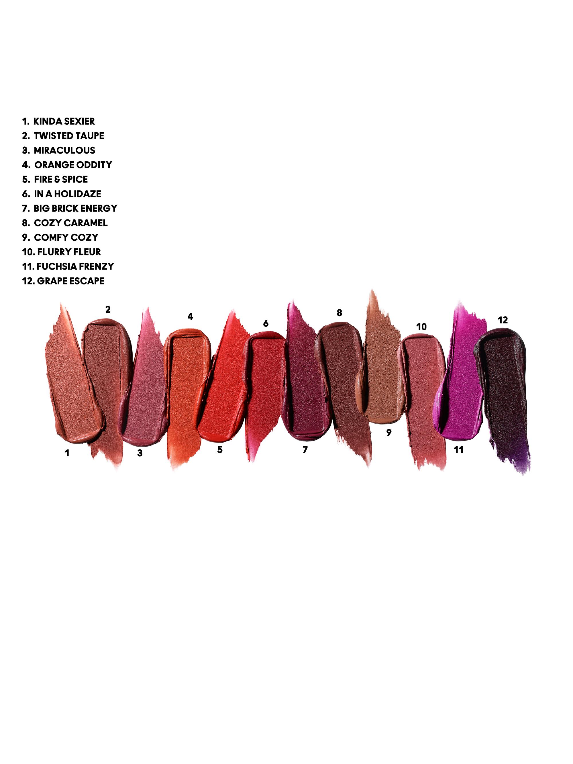 MAC Lips By The Dozen 12-Piece Mini Powder Kiss Lipstick Set