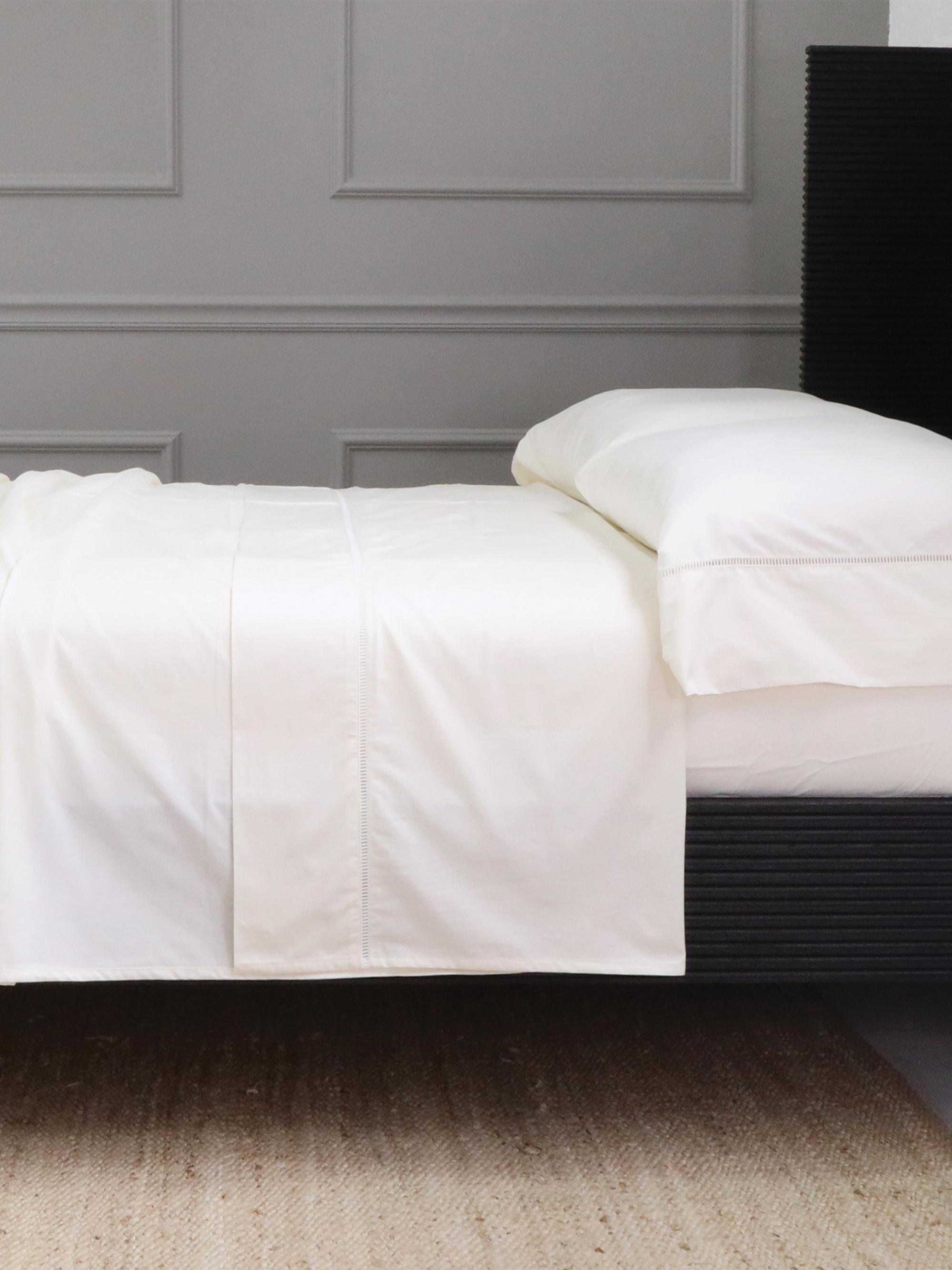 Pom Pom at Home Como Ladder-Stitch Cotton Sateen Sheet Set -  California King