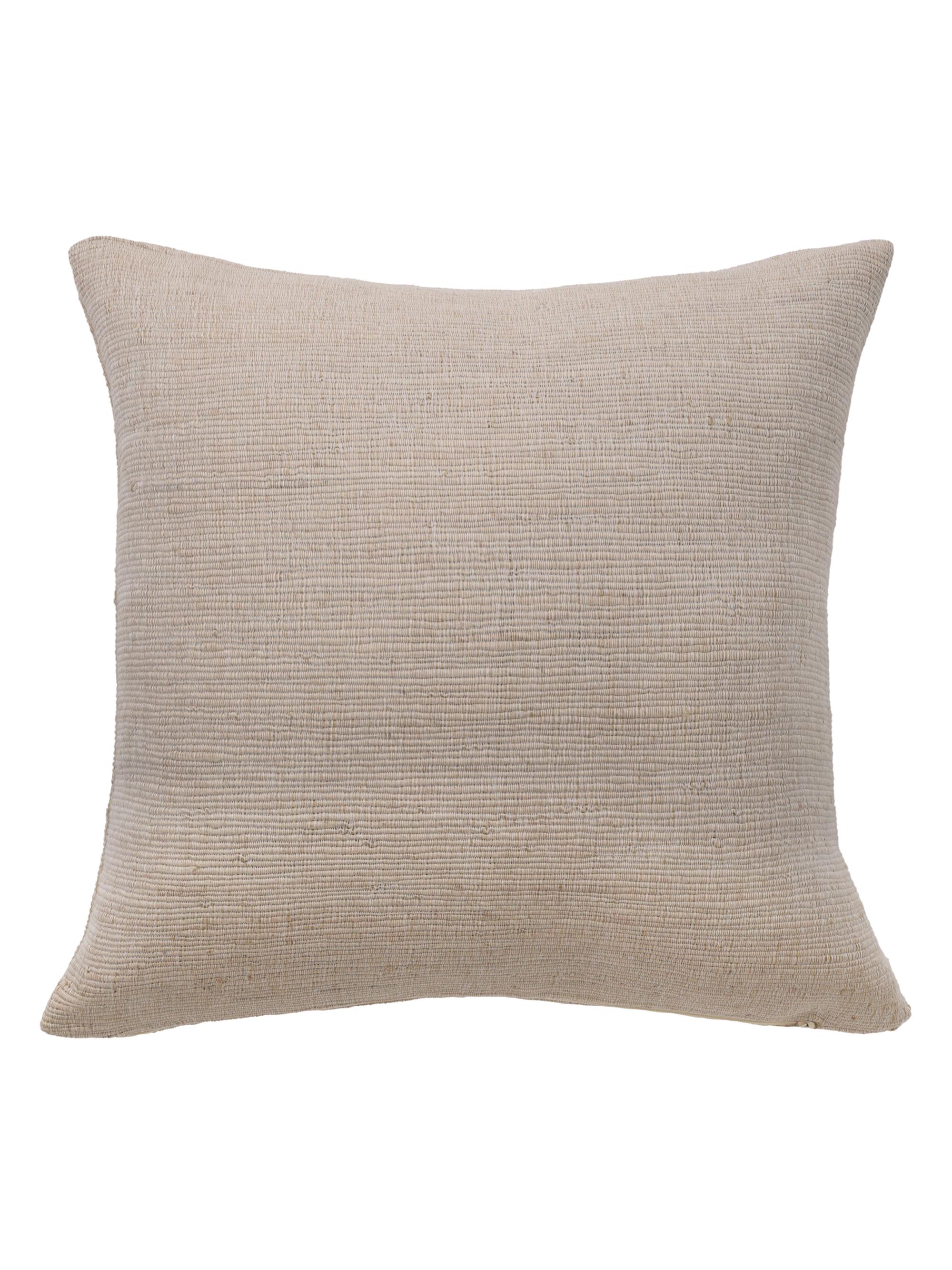 Pom Pom at Home Athena Hand-Loomed Pillow - Natural 20 x 20