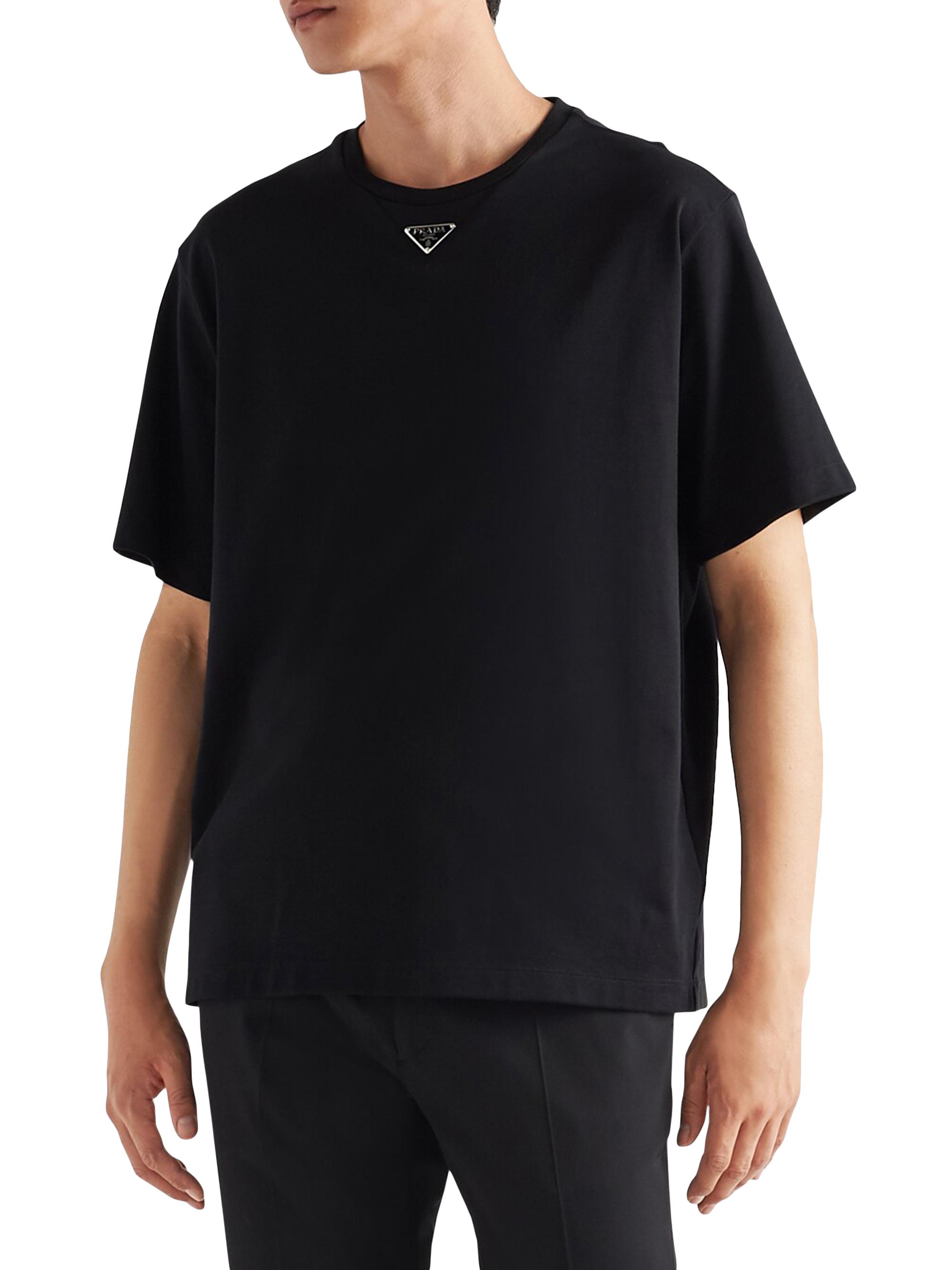 トップス 90s prada long tee (s) black トップス 90s prada long tee (s) black Lead Gray Long-sleeved