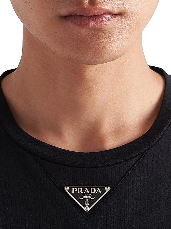 Shop Prada Cotton T-Shirt | Saks Fifth Avenue Shop Prada Cotton T-Shirt | Saks Fifth Avenue