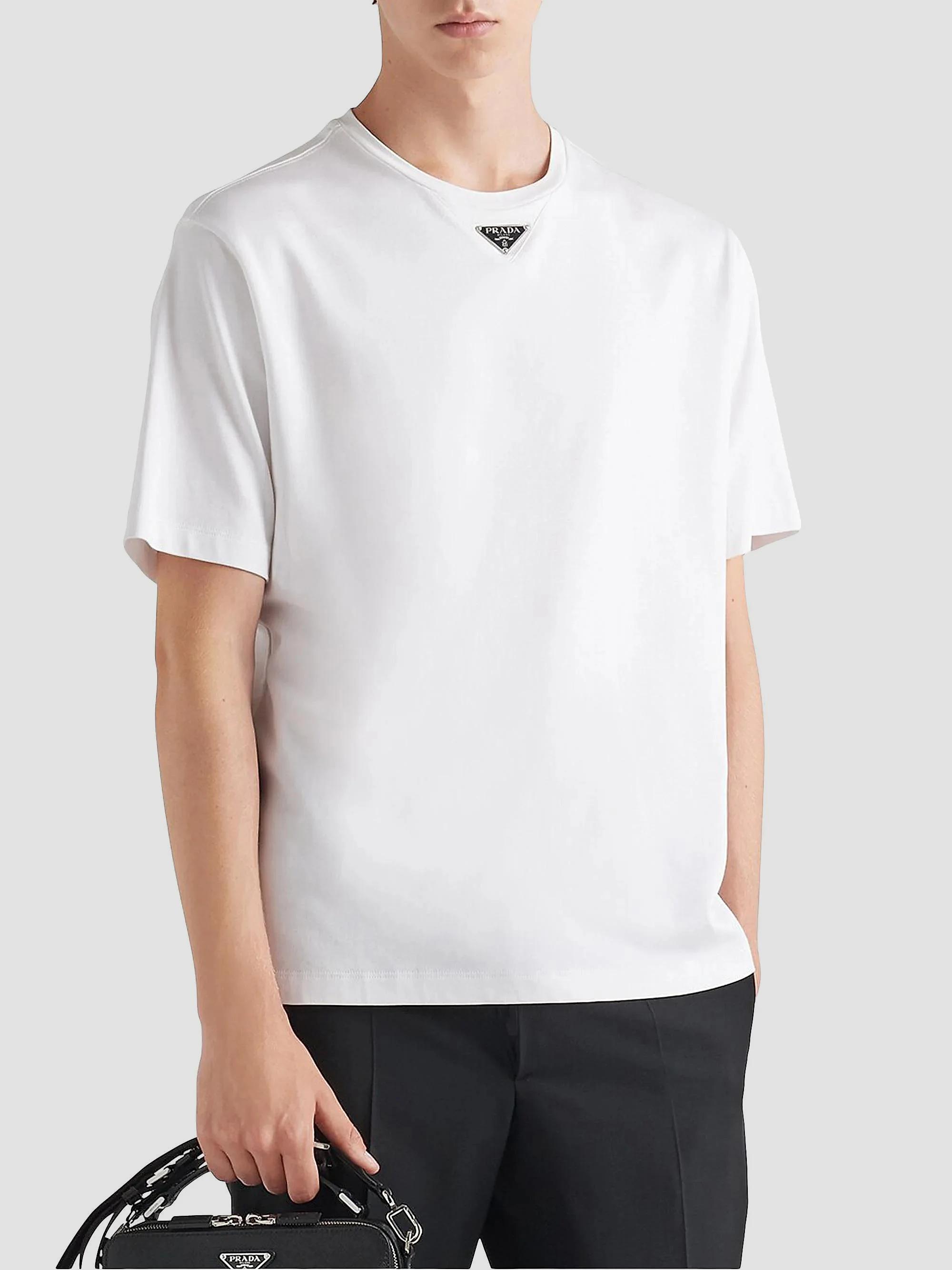 Prada Cotton T-Shirt | Saks Fifth Avenue