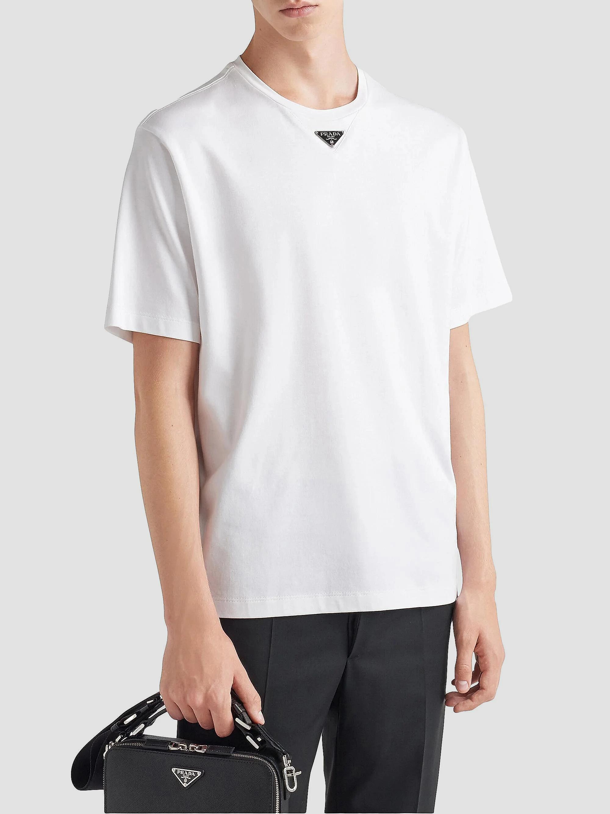 Prada Cotton T-Shirt | Saks Fifth Avenue