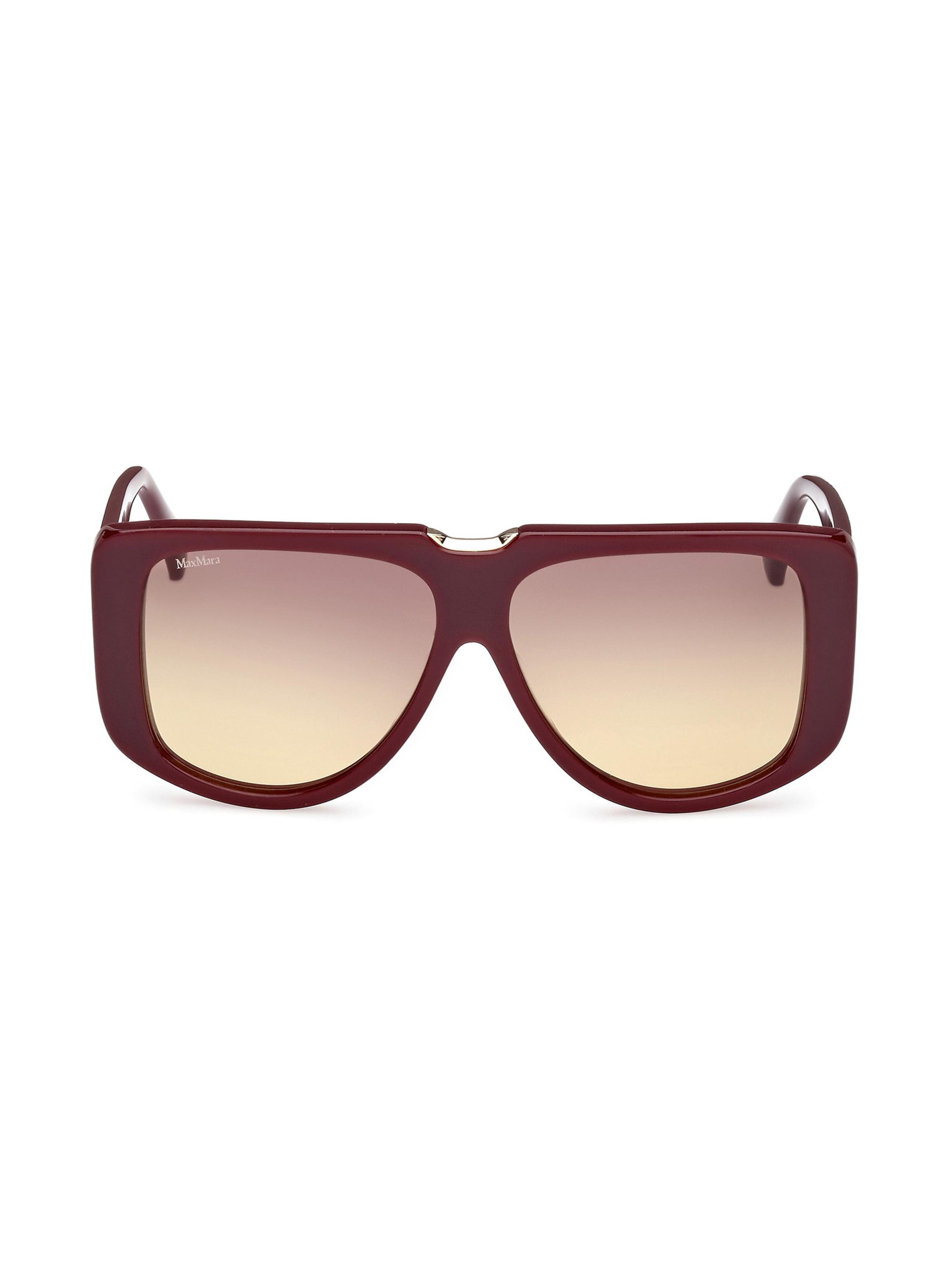 Max Mara Women's Spark 57MM Shield Sunglasses - Camel Horn