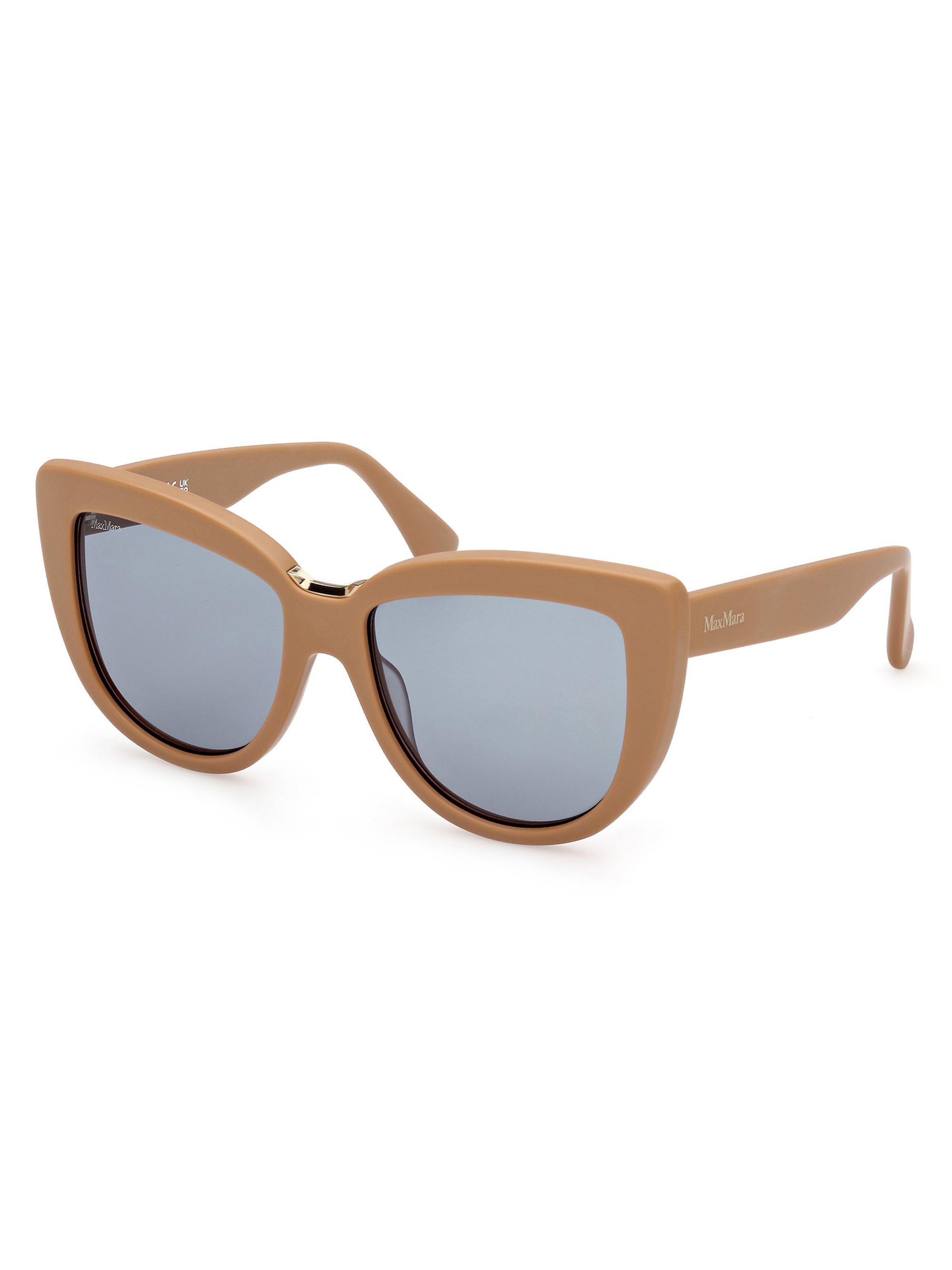 Max Mara Women's Glimpse1 50MM Cat-Eye Sunglasses - Matte Camel