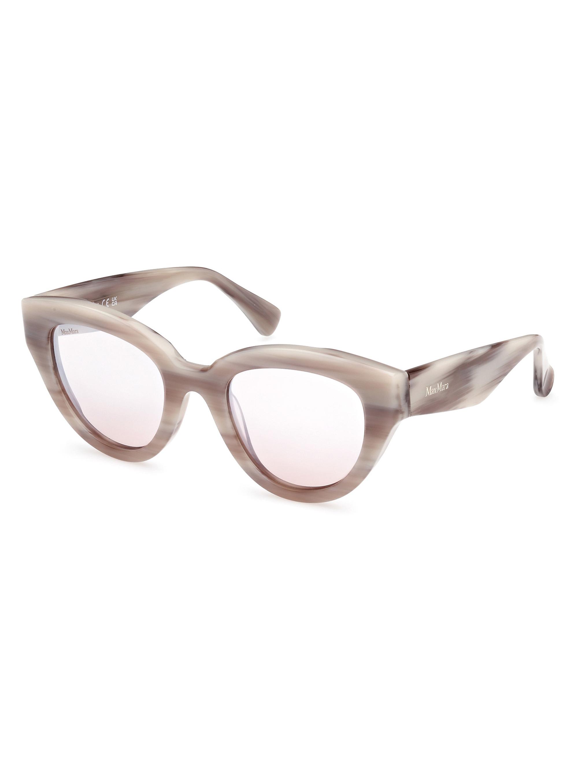 Max Mara Women's 50MM Cat-Eye Sunglasses - Camel Horn