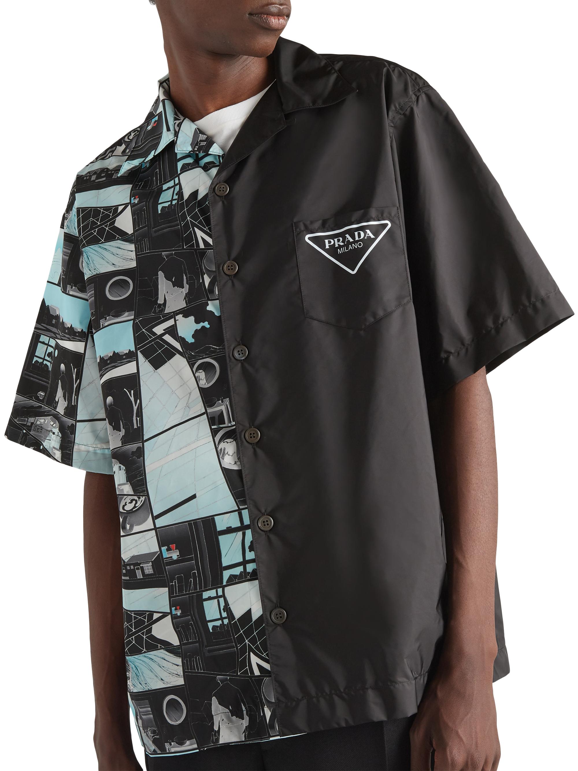 Prada Double Match Re-Nylon Shirt | Saks Fifth Avenue