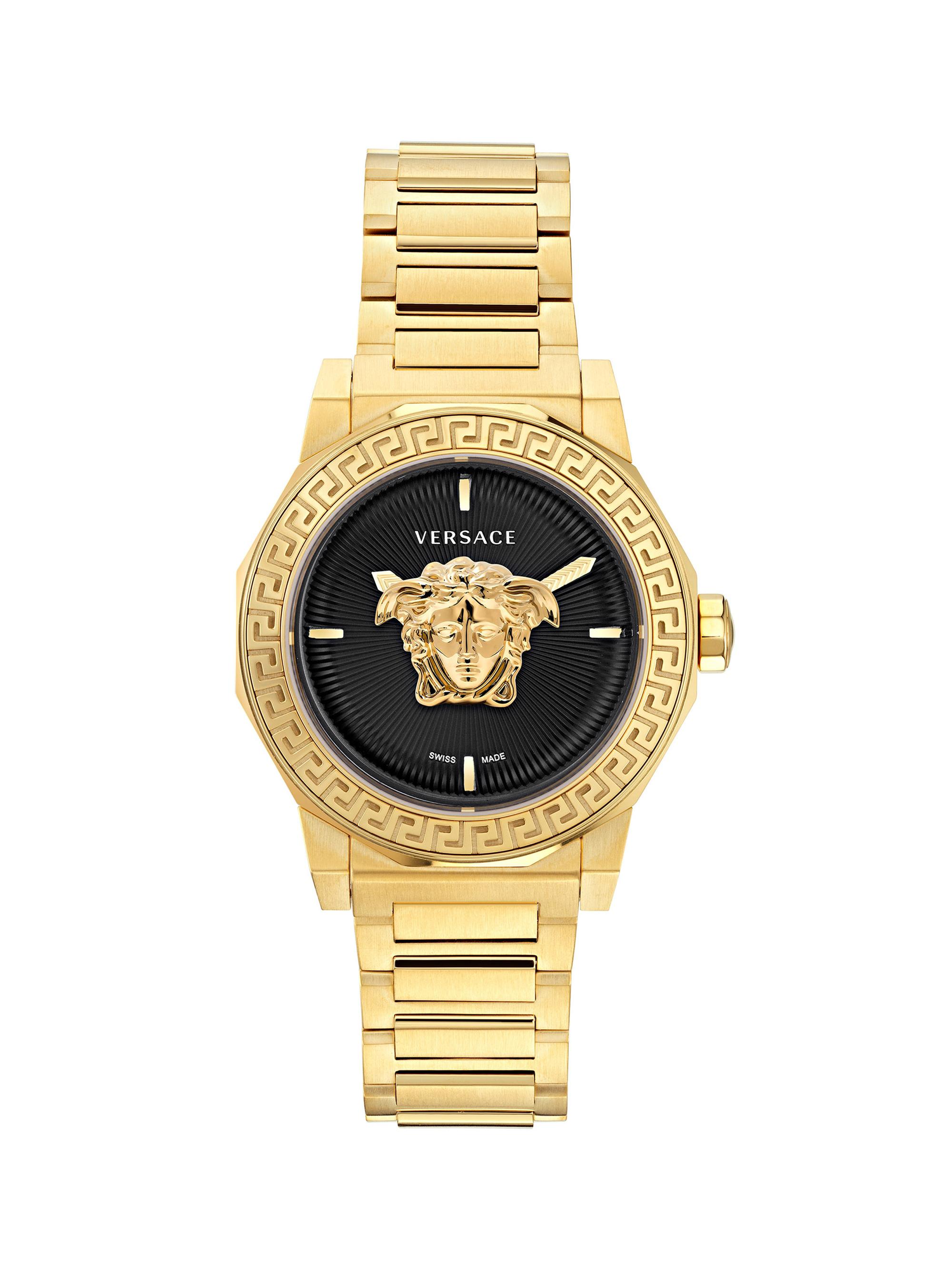 Versace Men's Medusa Deco IP Yellow Gold Bracelet Watch/38MM - Yellow Gold
