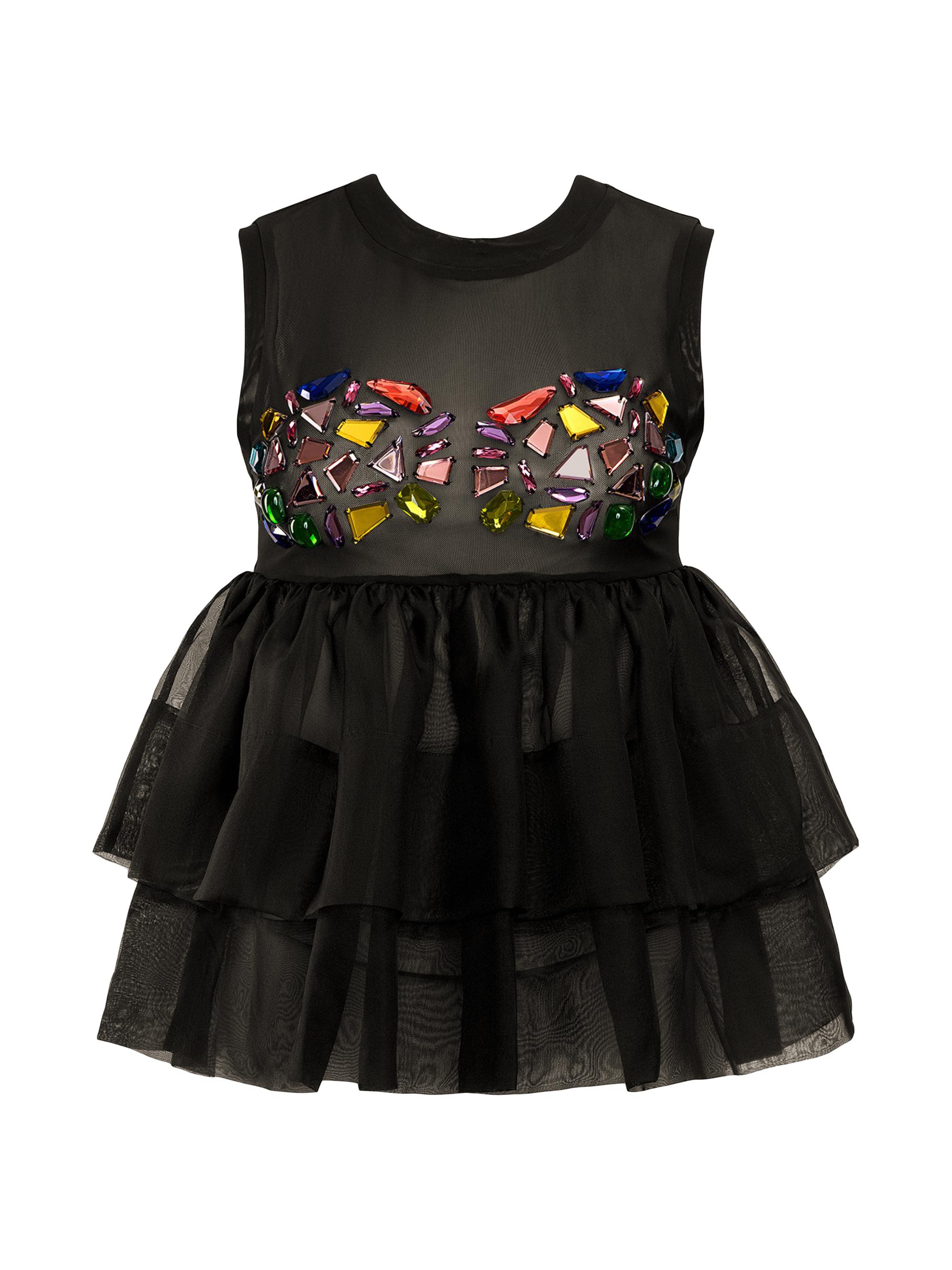 cynthia rowley 3d embroidered tulle dress Poppy Silk Dress / Pink-Gold / 4 / Cynthia Rowley main image 0
