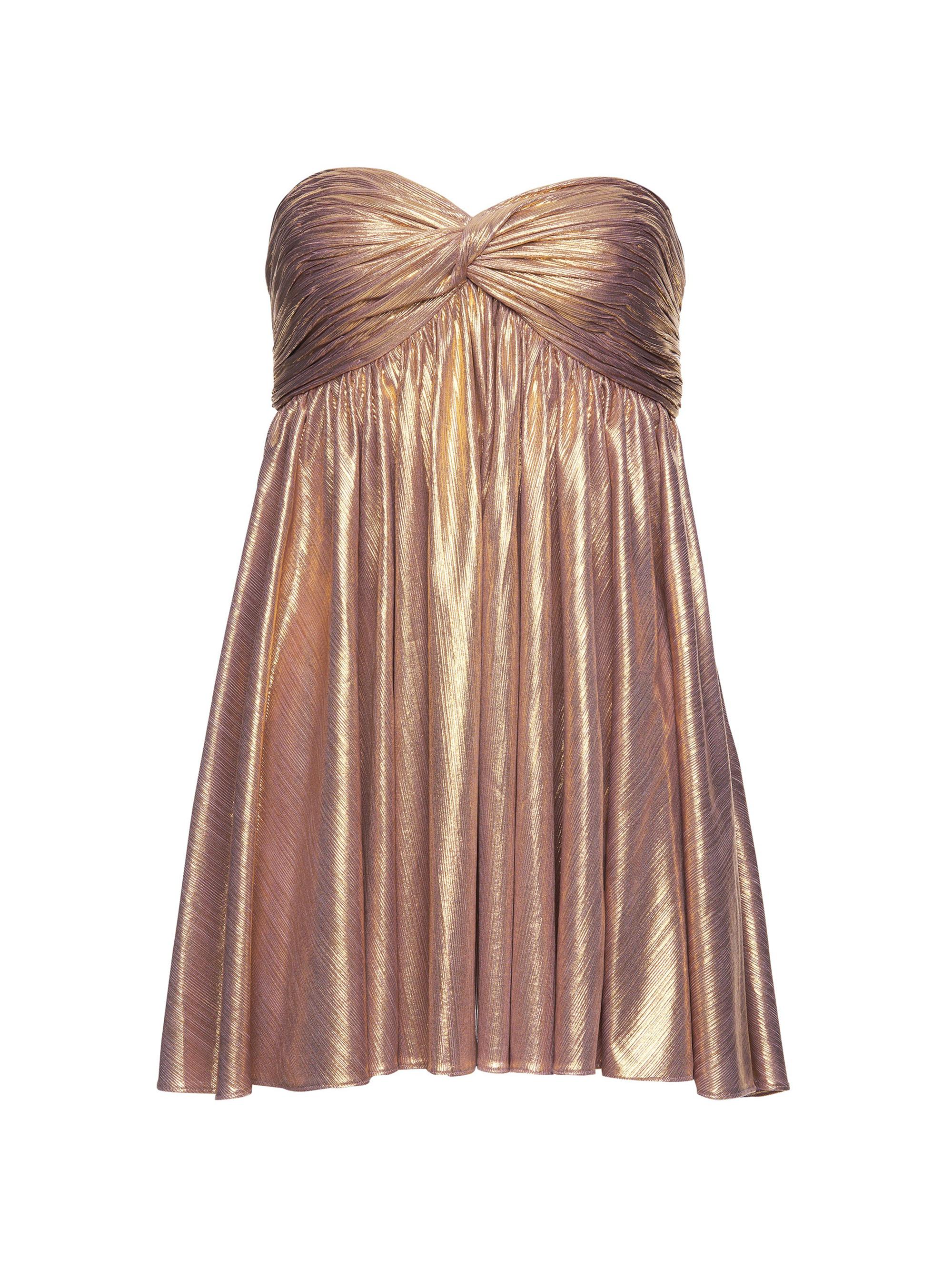 Retrofête Women's Kaiser Dress - Apricot