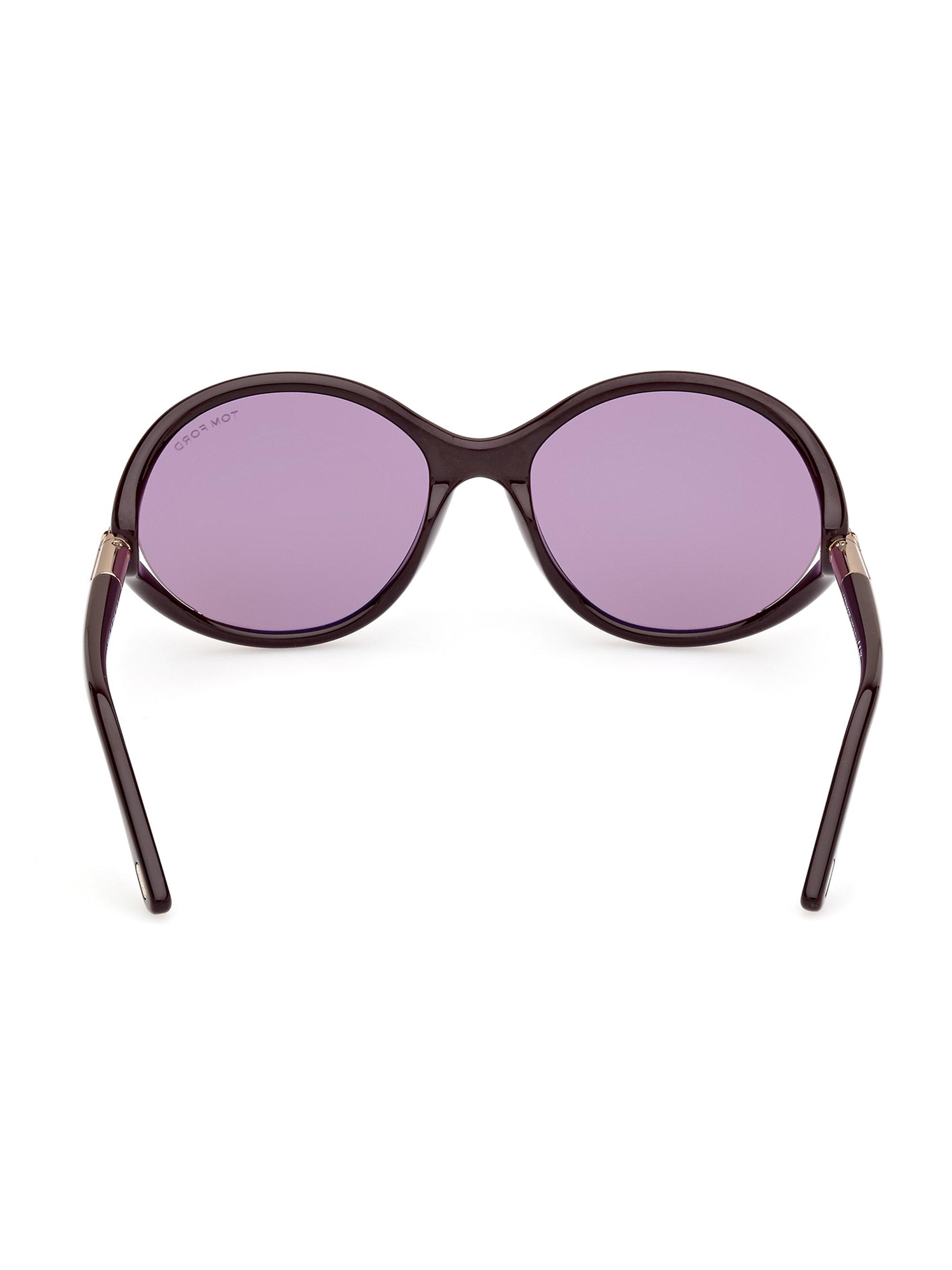 Tom Ford Violet Mirror Women\'s Sunglasses Tom Ford Fausto Sunglasses FT0711 81Y Shiny Violet - eye-oo.com main image 4