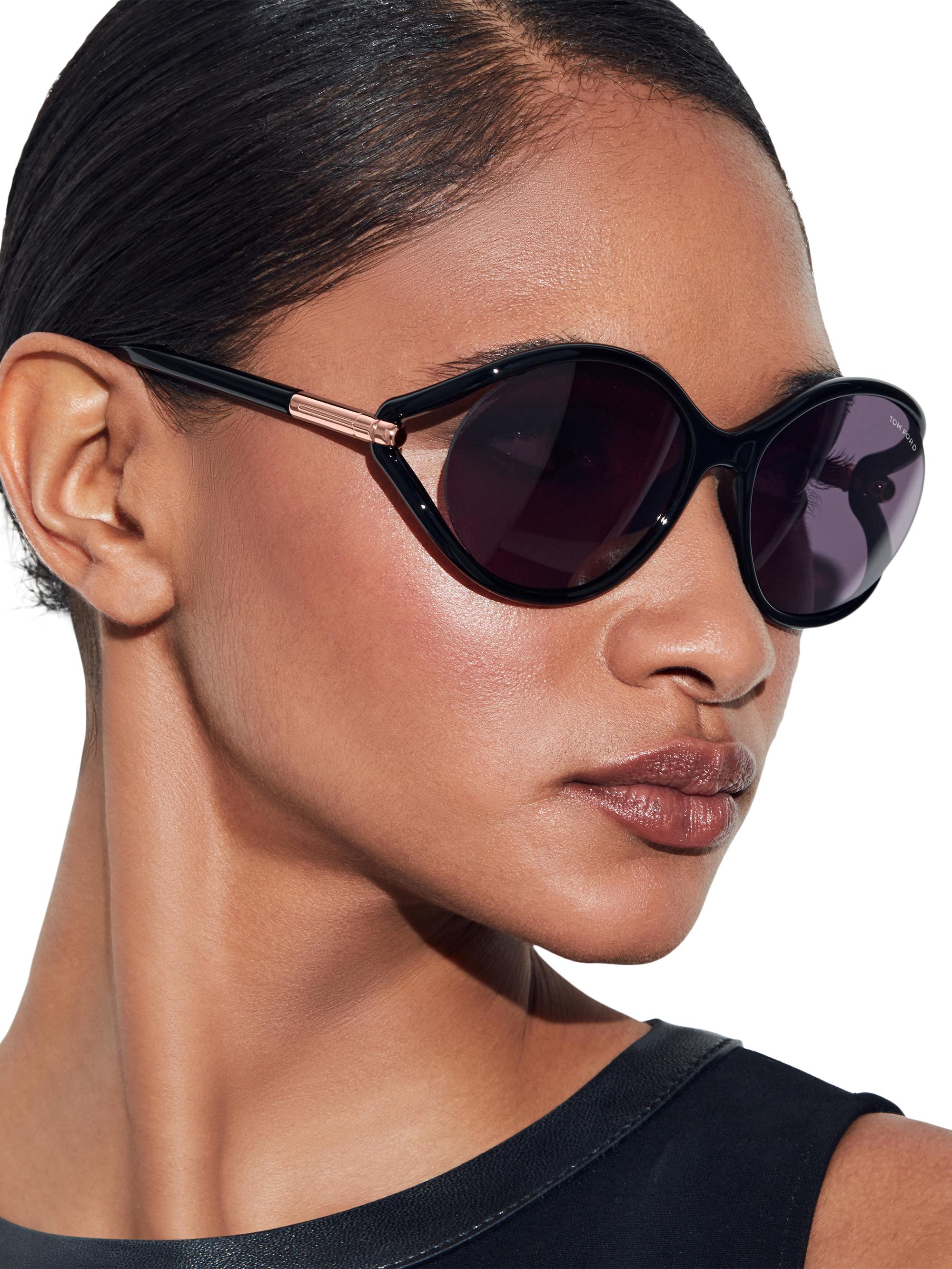 TOM FORD Melody 59MM Oval Sunglasses | Saks Fifth Avenue