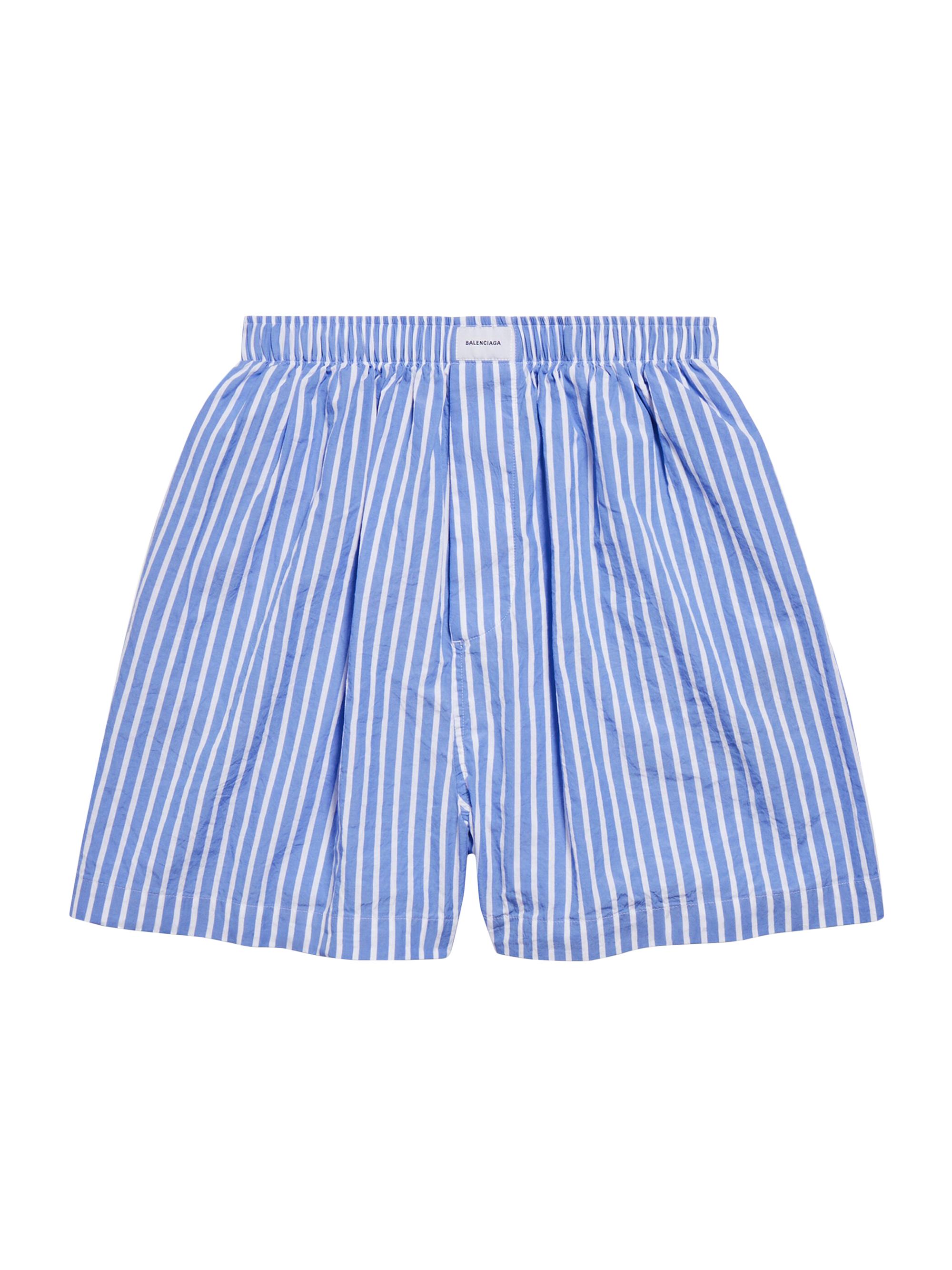 Balenciaga Men's Pyjama Shorts - Blue