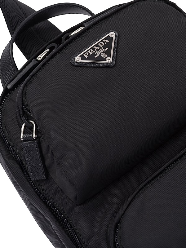Shop Prada Re-Nylon And Saffiano Leather Backpack | Saks Shop Prada Re-Nylon And Saffiano Leather Backpack | Saks