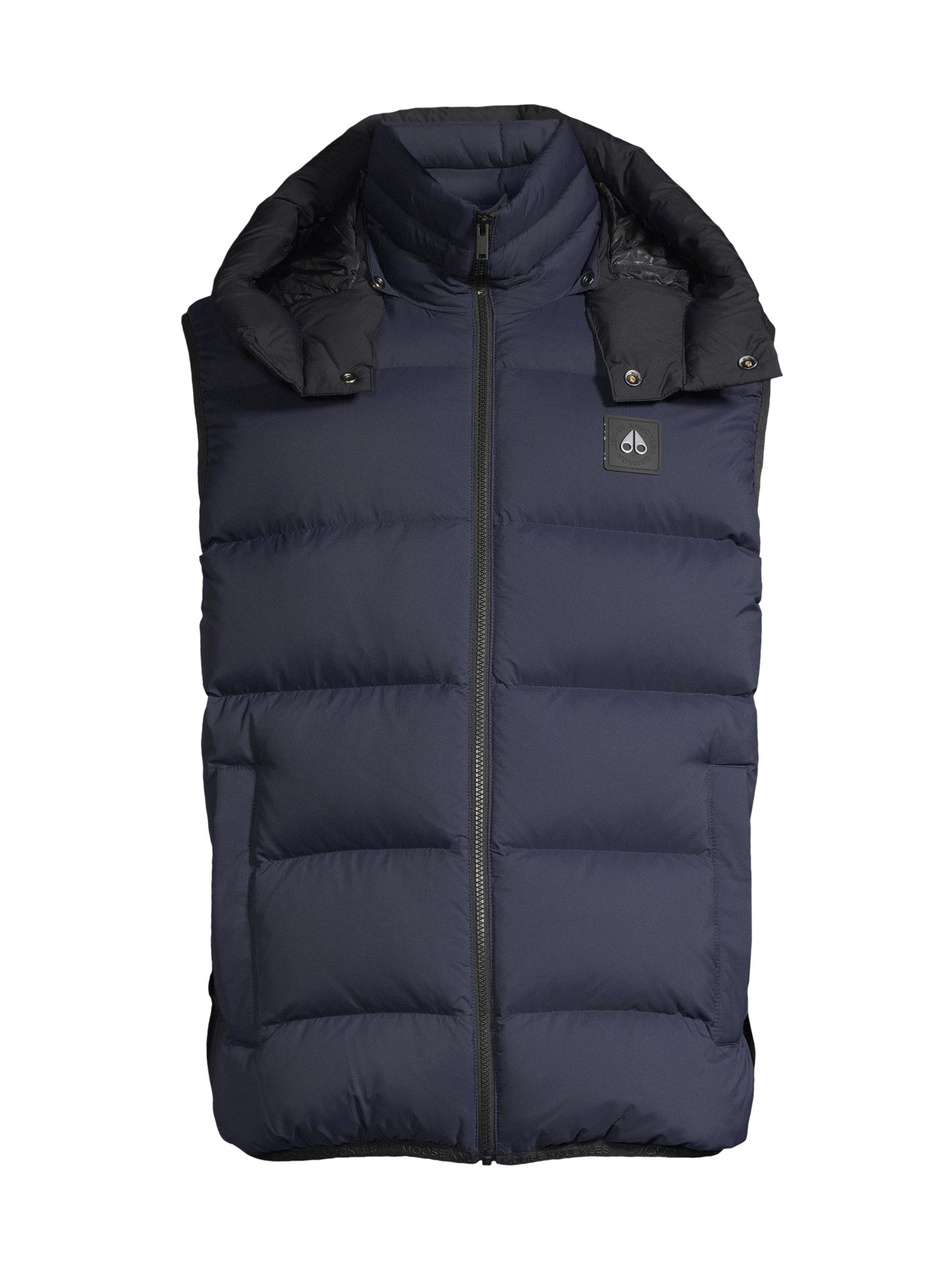 Moose Knuckles Flightweight Sycamore Hooded Down Vest | Saks Fifth