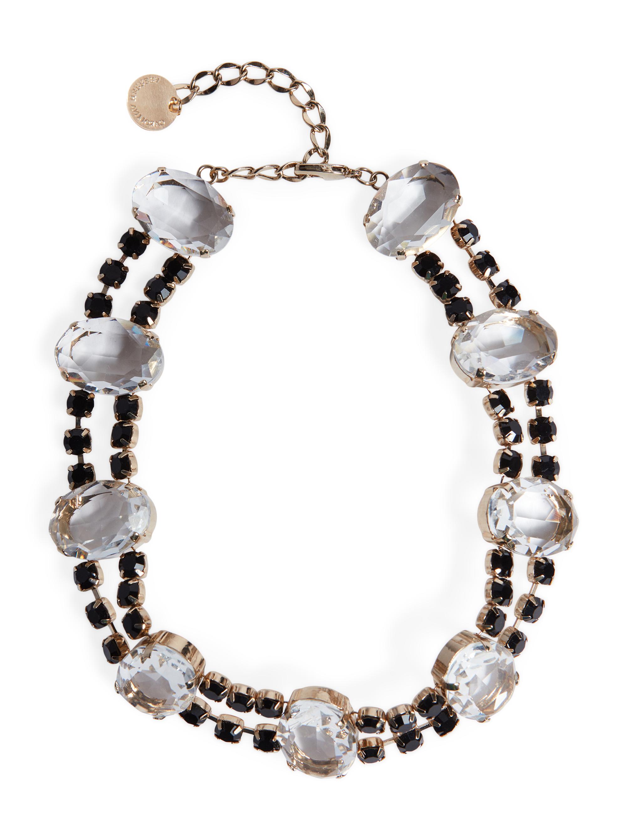 Carolina Herrera Women's Empress Goldtone & Crystal Choker - Clear Gold