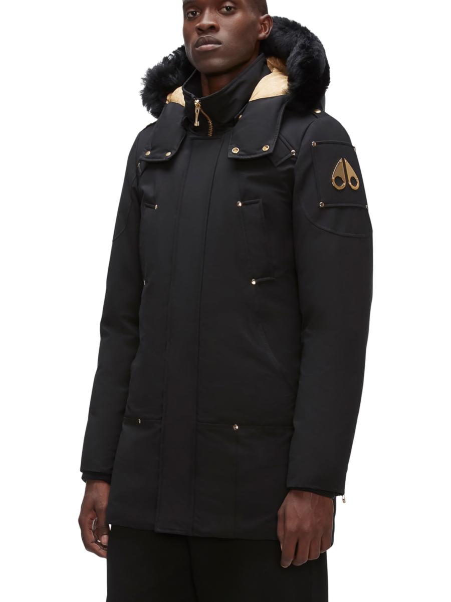 Shop Moose Knuckles Stag Lake Fox Shearling-Trim Down Parka