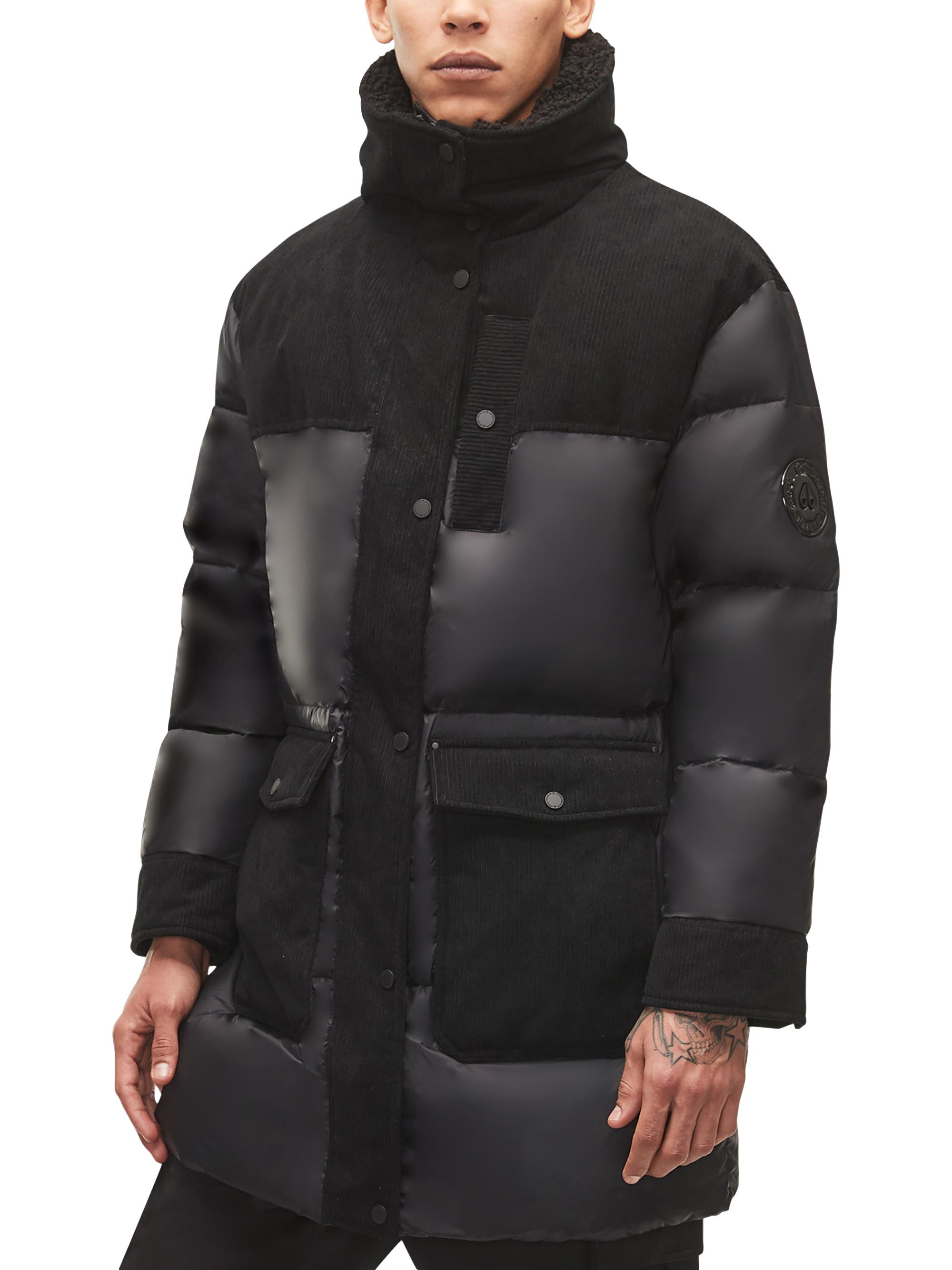 Moose Knuckles Men's Little Rapids Down Bomber Jacket - Black