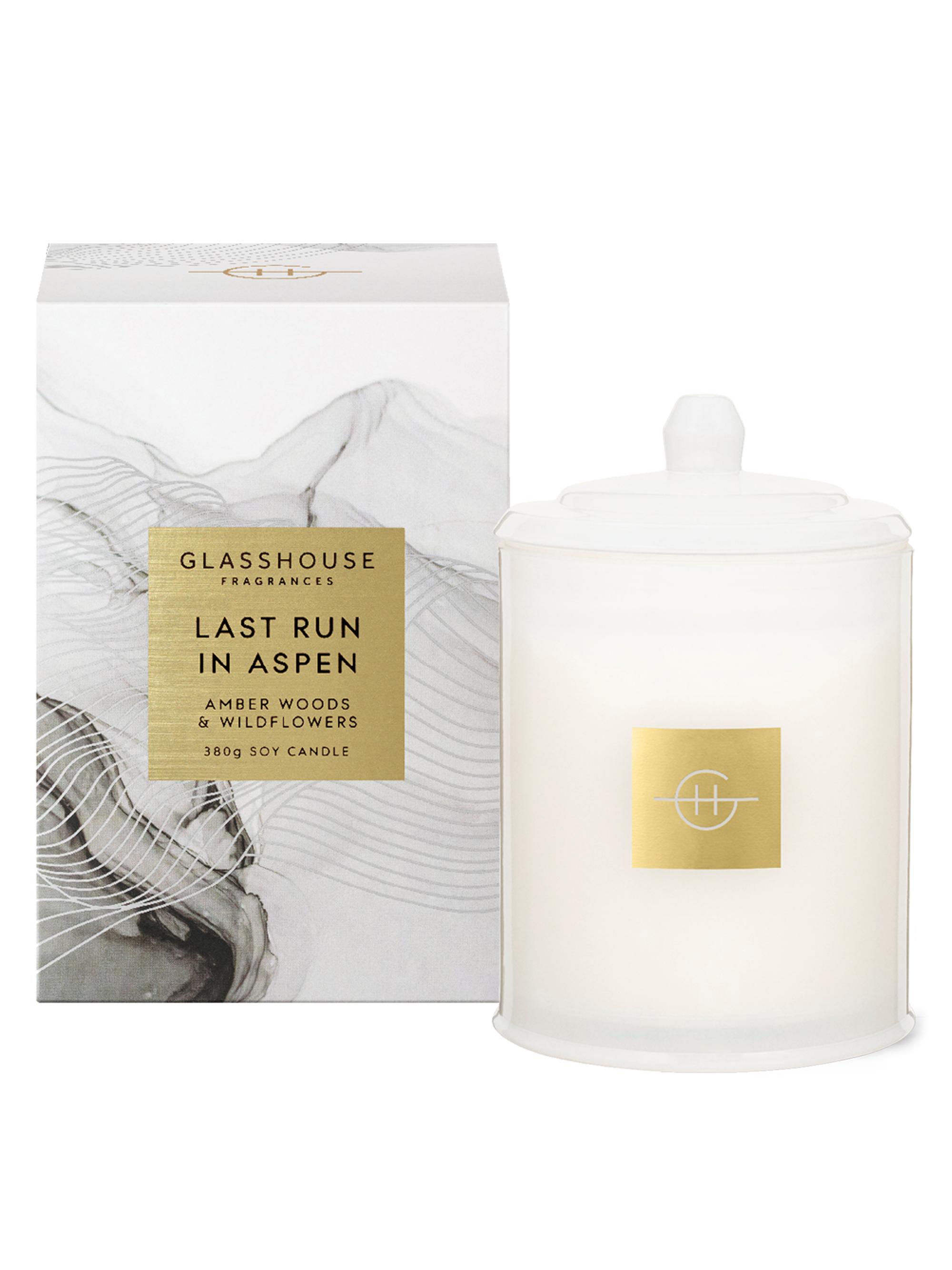 Glasshouse Fragrances Last Run In Aspen Candle