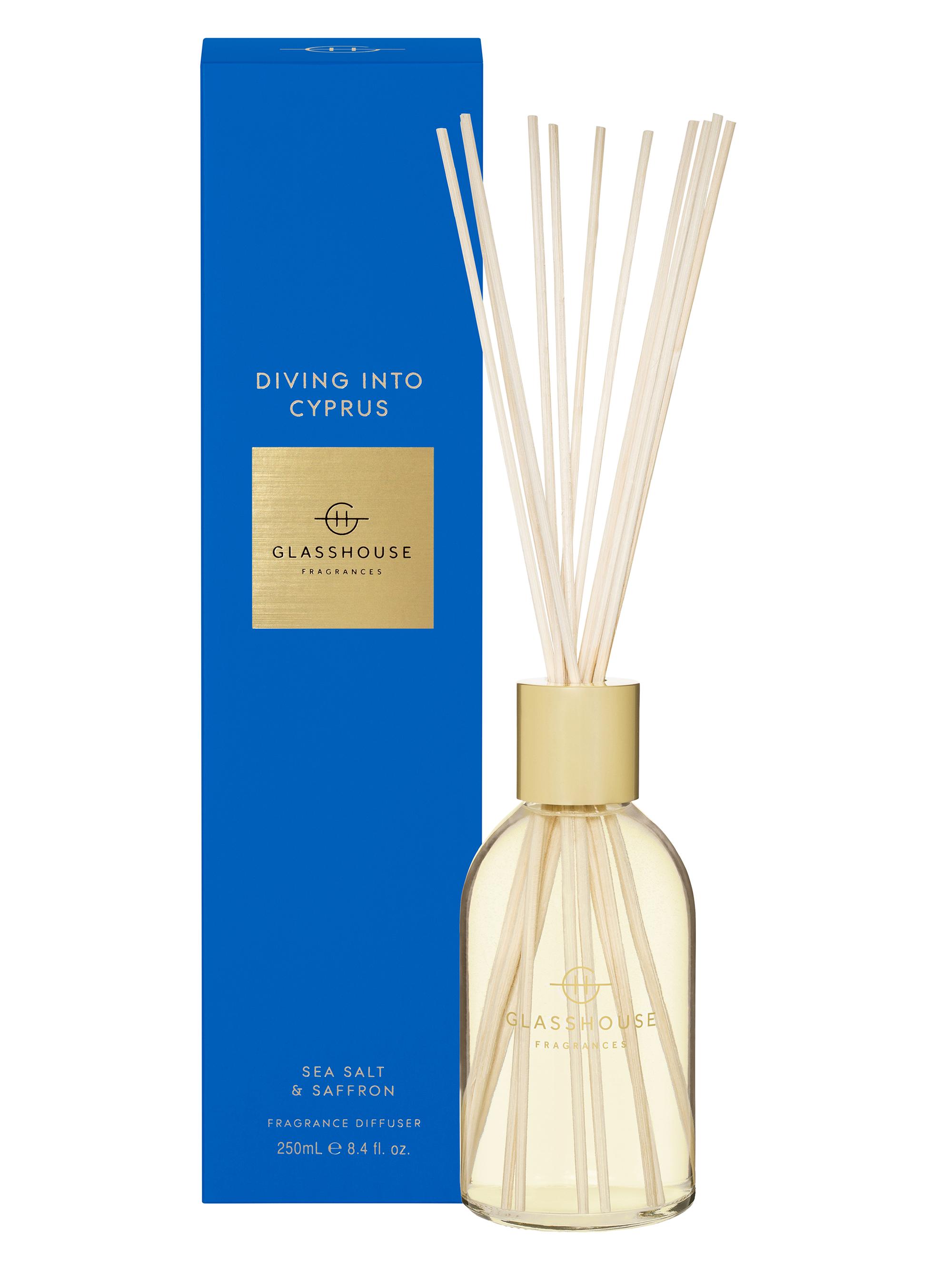 Glasshouse Fragrances Diving Into Cyprus Fragrance Diffuser