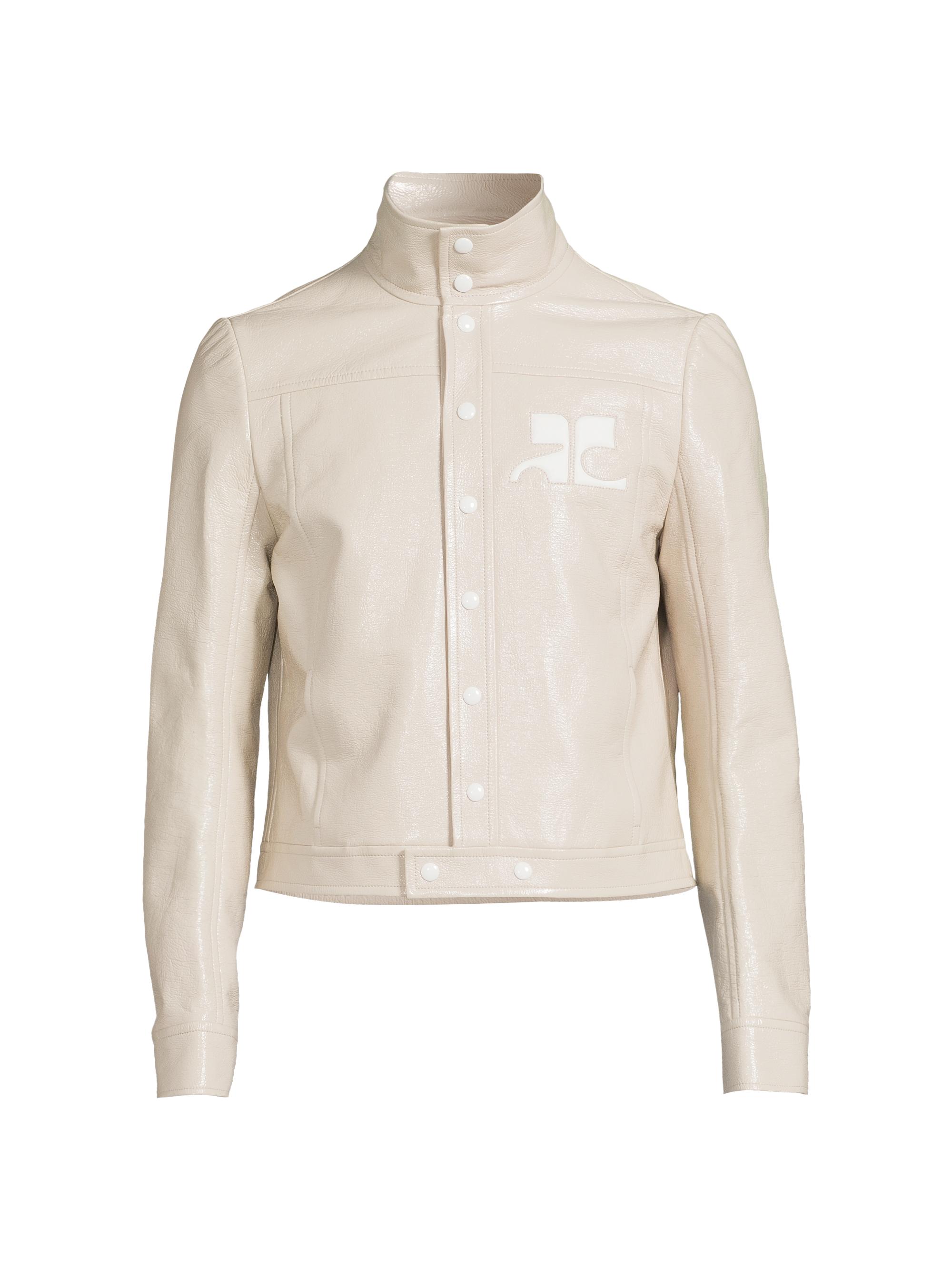 Courreges Vinyl Logo Jacket | Saks Fifth Avenue