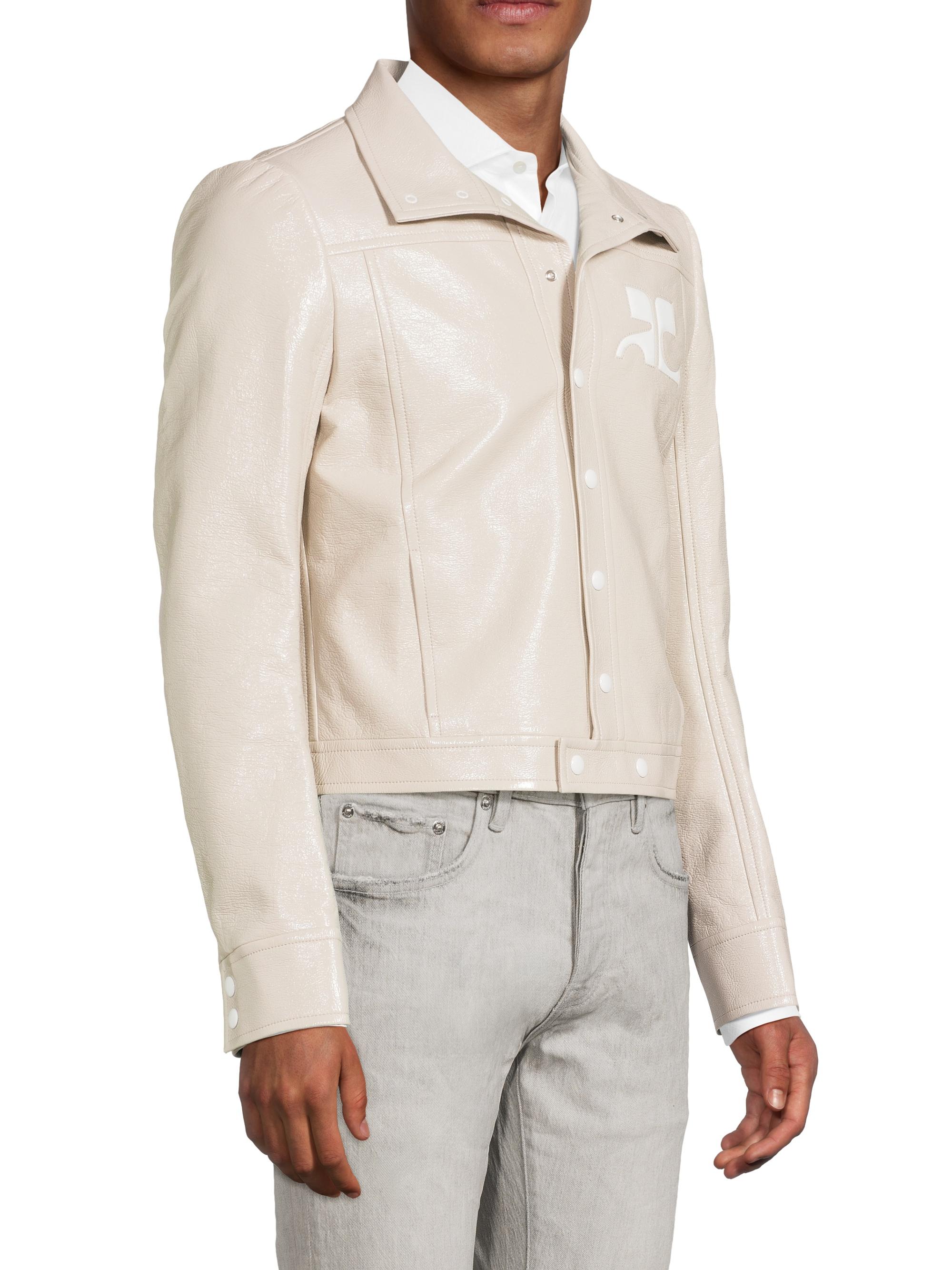 Courreges Vinyl Logo Jacket | Saks Fifth Avenue