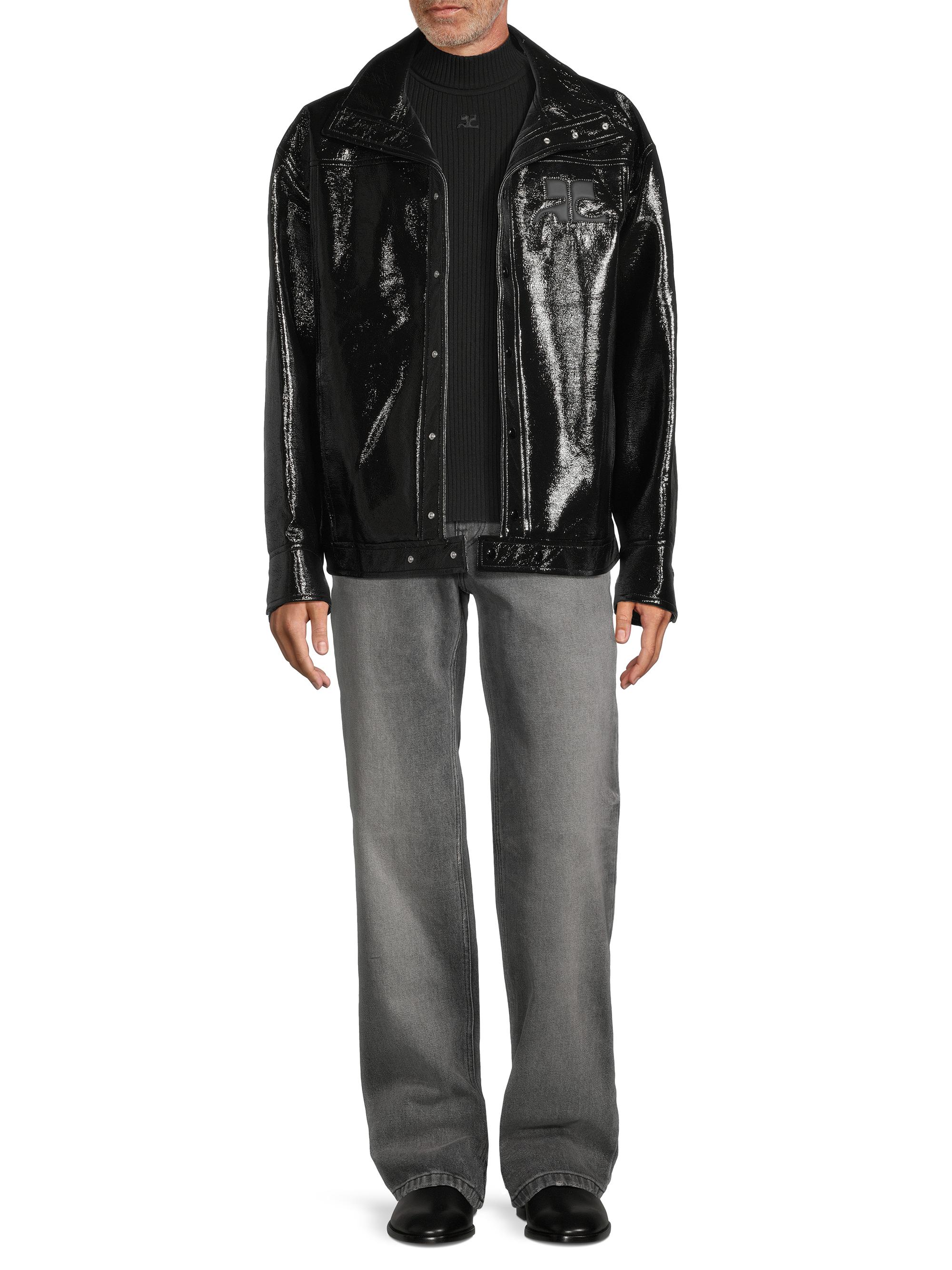 Courreges Iconic Vinyl Oversize Jacket | Saks Fifth Avenue
