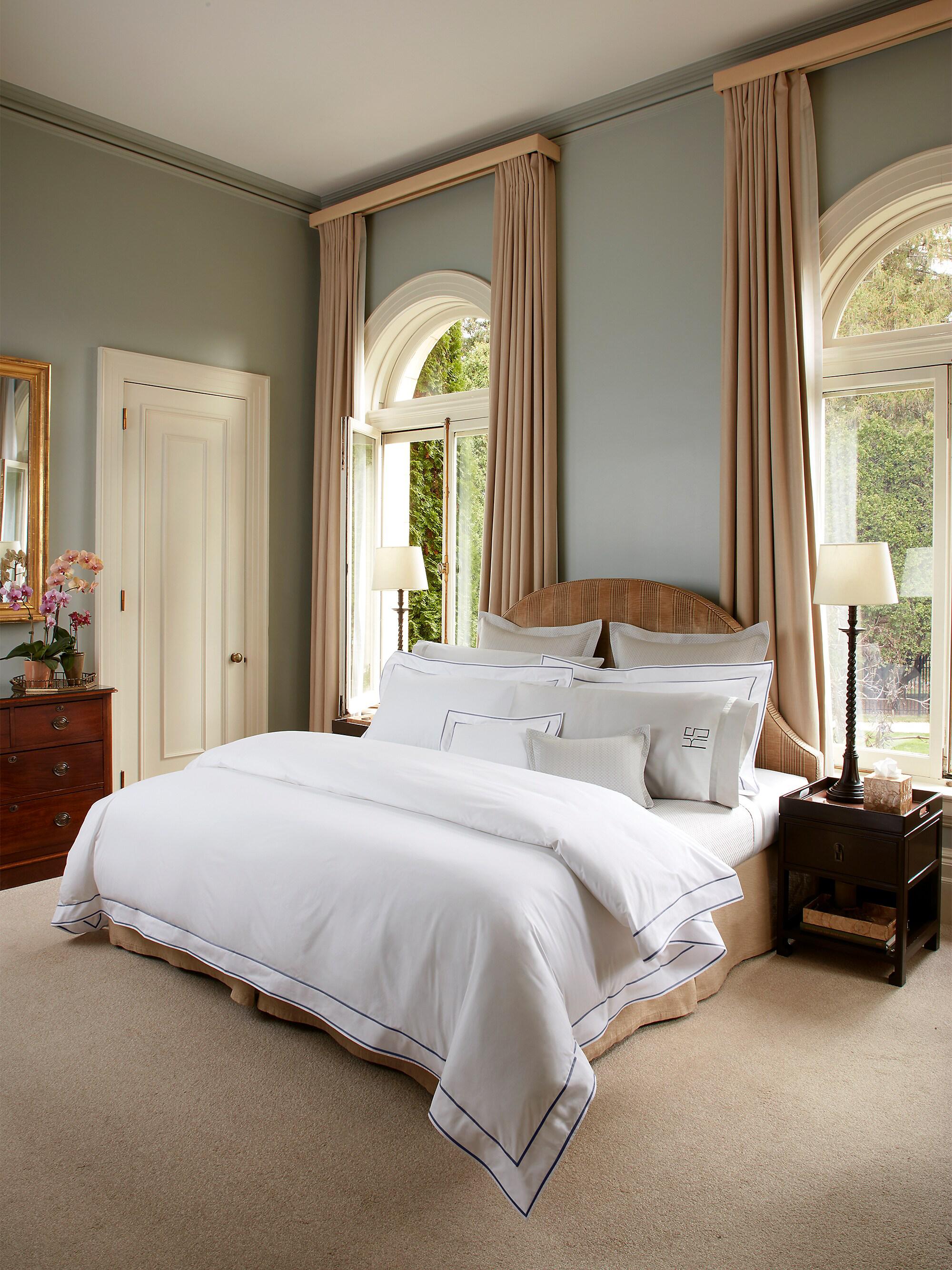 Matouk Ansonia Duvet Cover & Sham Collection - Jade Full | Thumbnail 15