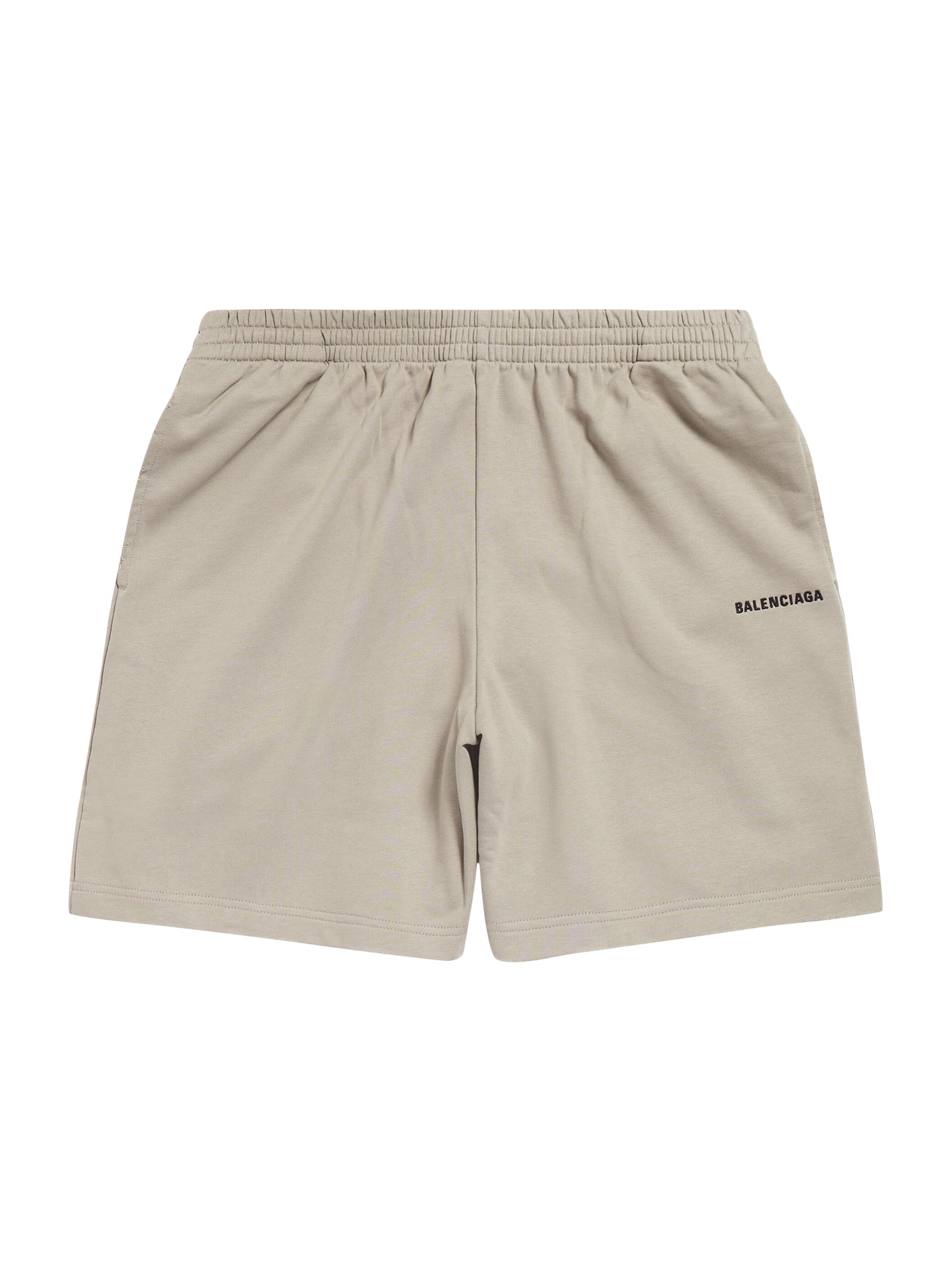 Balenciaga Back Sweatshorts - Beige