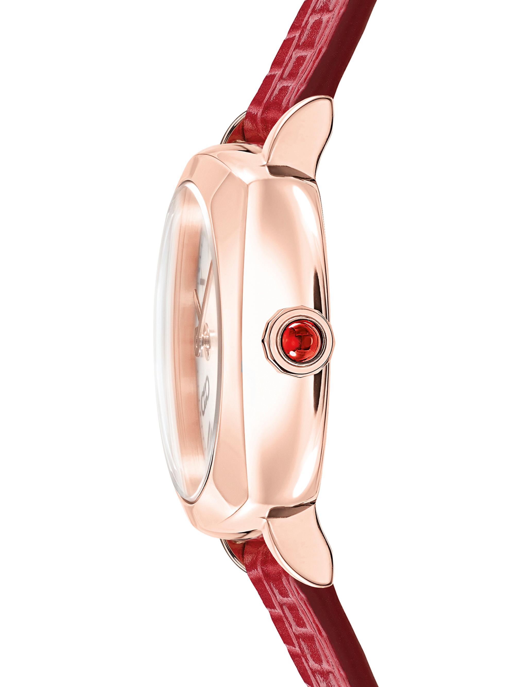 Ferragamo Womens Stainless Steel 23mm Strap Fashion Watch FERRAGAMO Soft Square Stainless Steel & Leather Strap Watch  main image 4