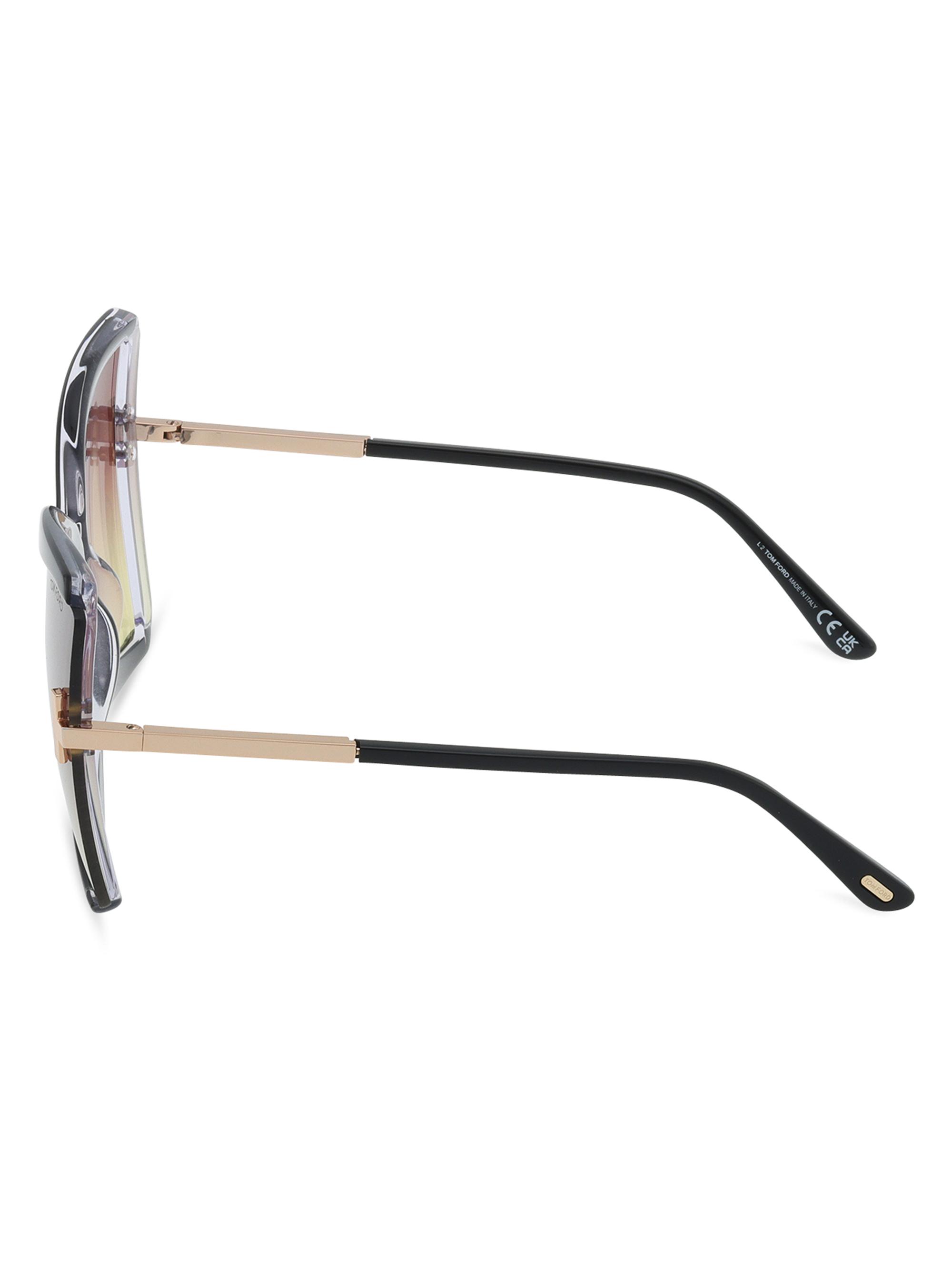 TOM FORD Gia 63MM Butterfly Sunglasses | Saks Fifth Avenue