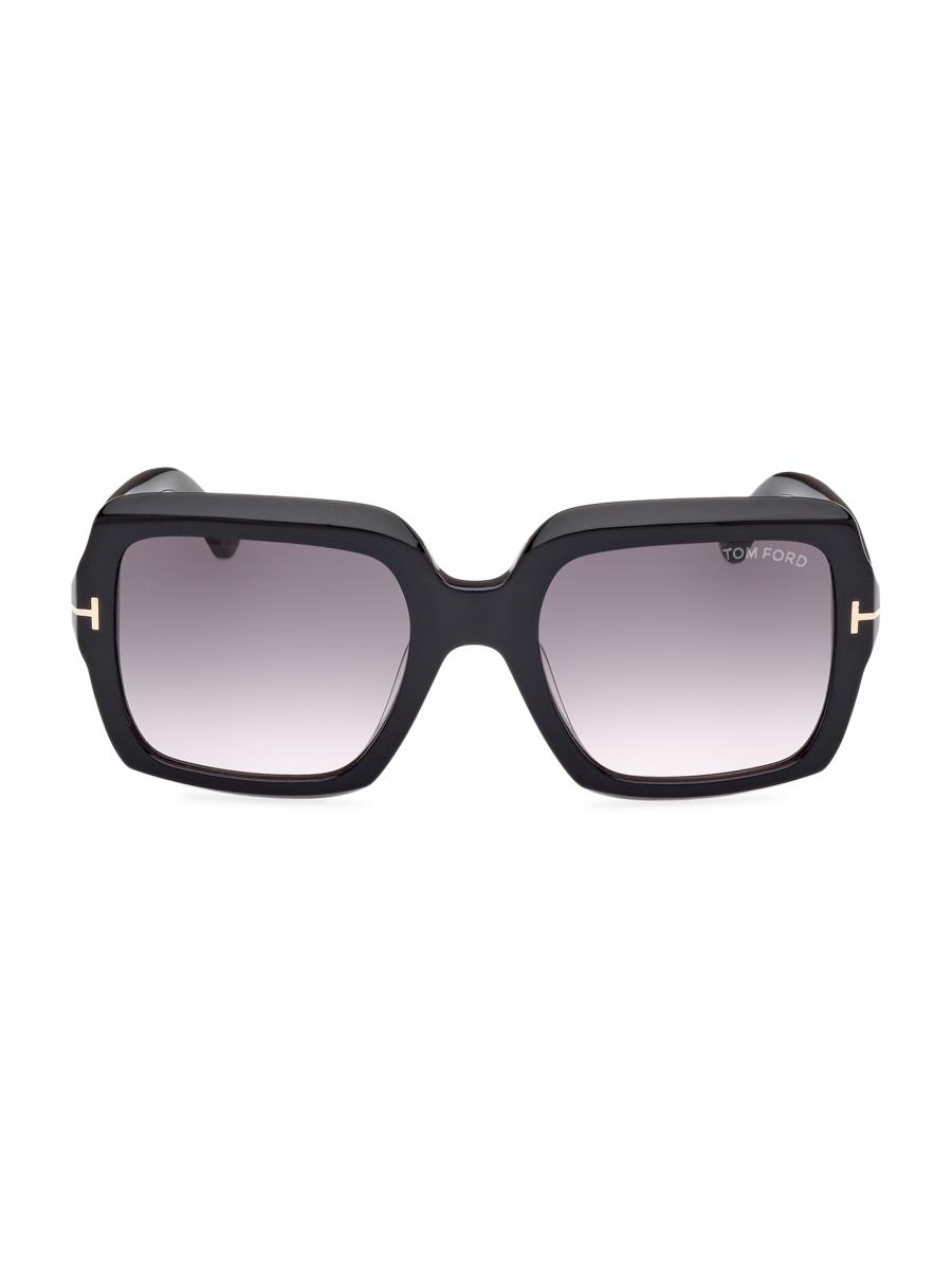 サングラス Tom Ford Sunglasses TF1054K 01B Square Asian Fit TOM FORD Kaya 54MM Square Sunglasses | Saks Fifth Avenue