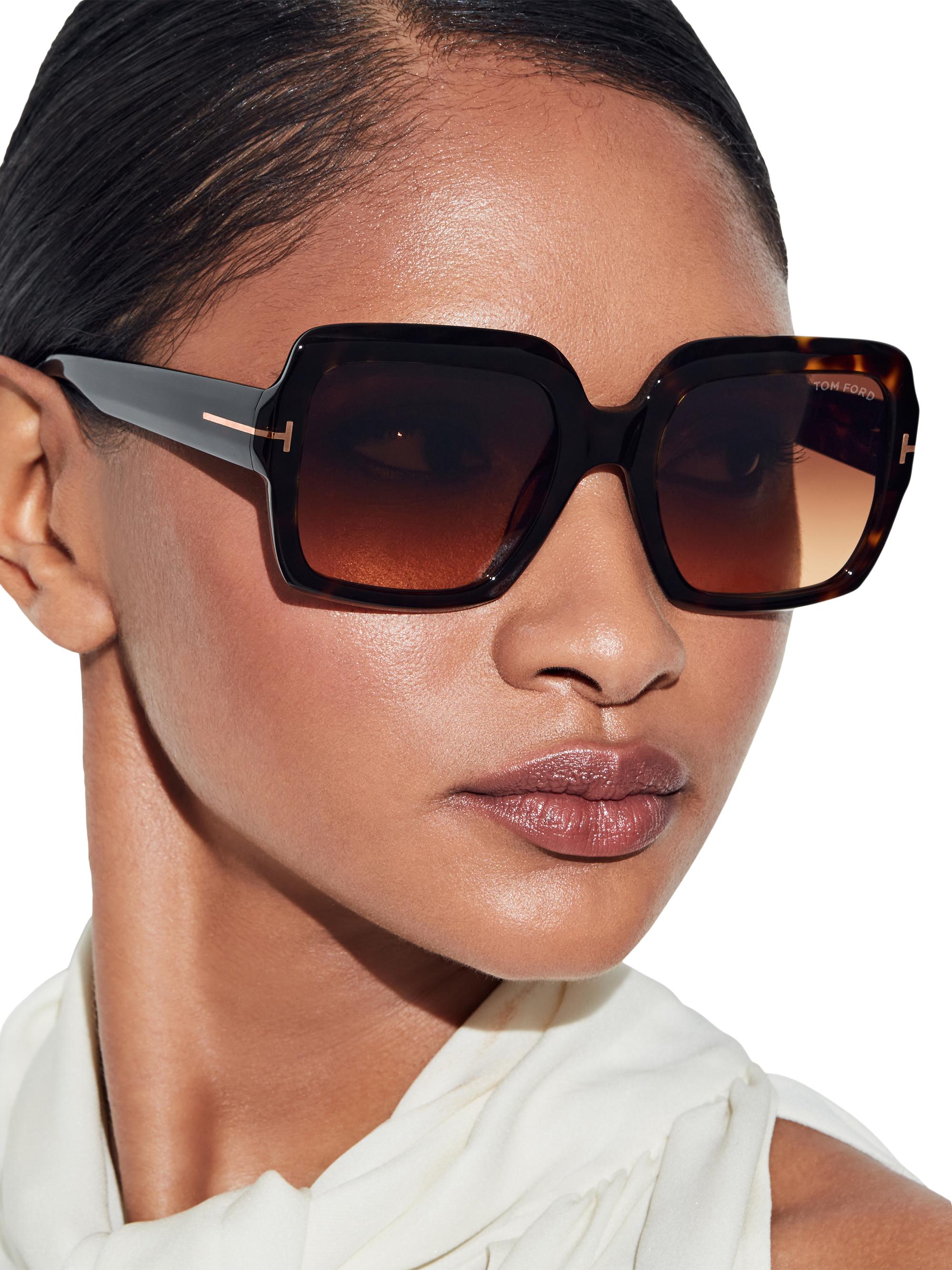 TOM FORD Kaya 54MM Square Sunglasses | Saks Fifth Avenue