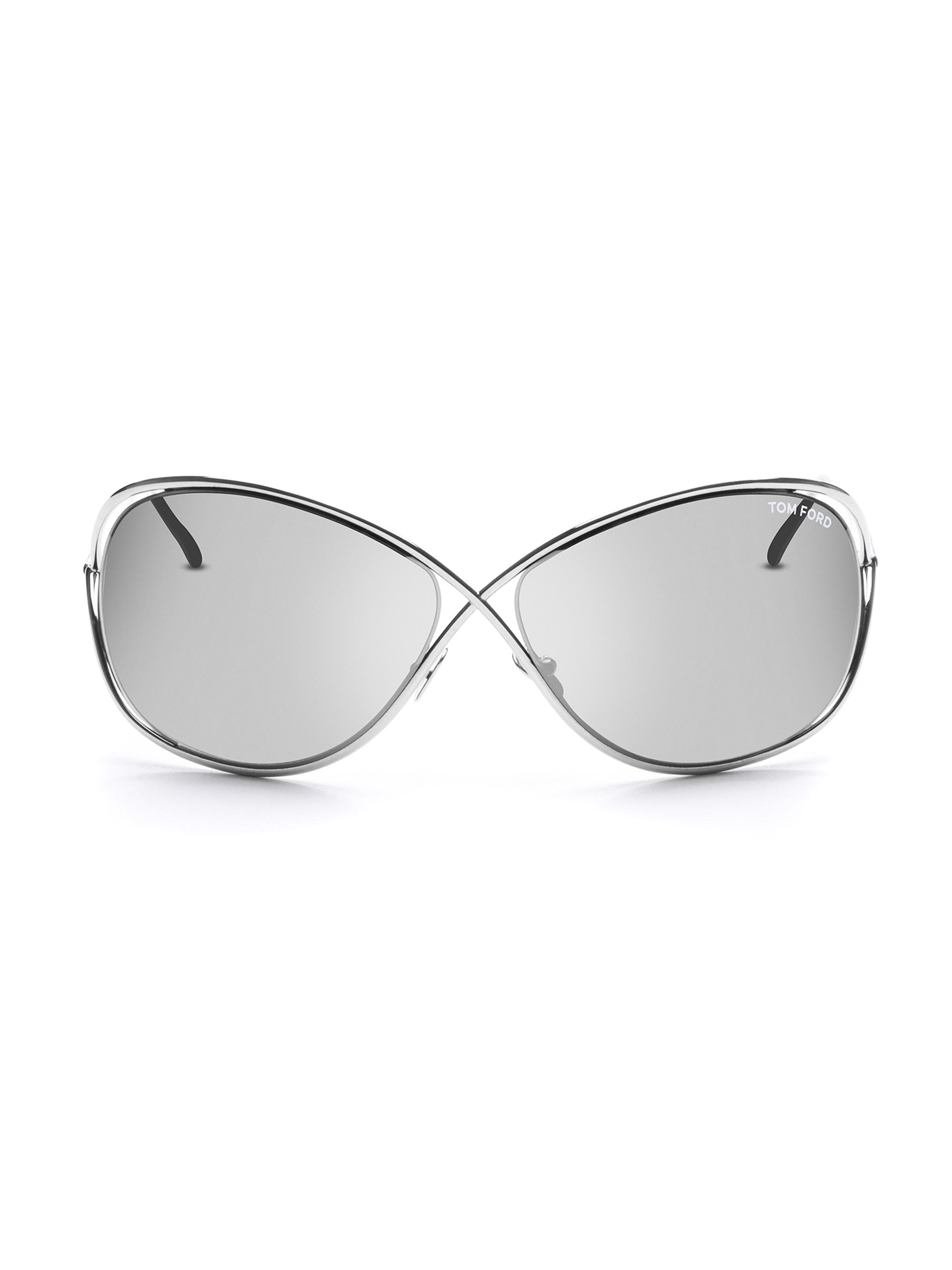 TOM FORD Women's Nicoletta 67MM Oversized Sunglasses - Gold Plated Smoke Mirror