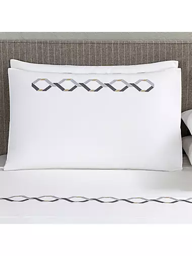 Continuity Embroidered Duvet Cover & Sham Collection