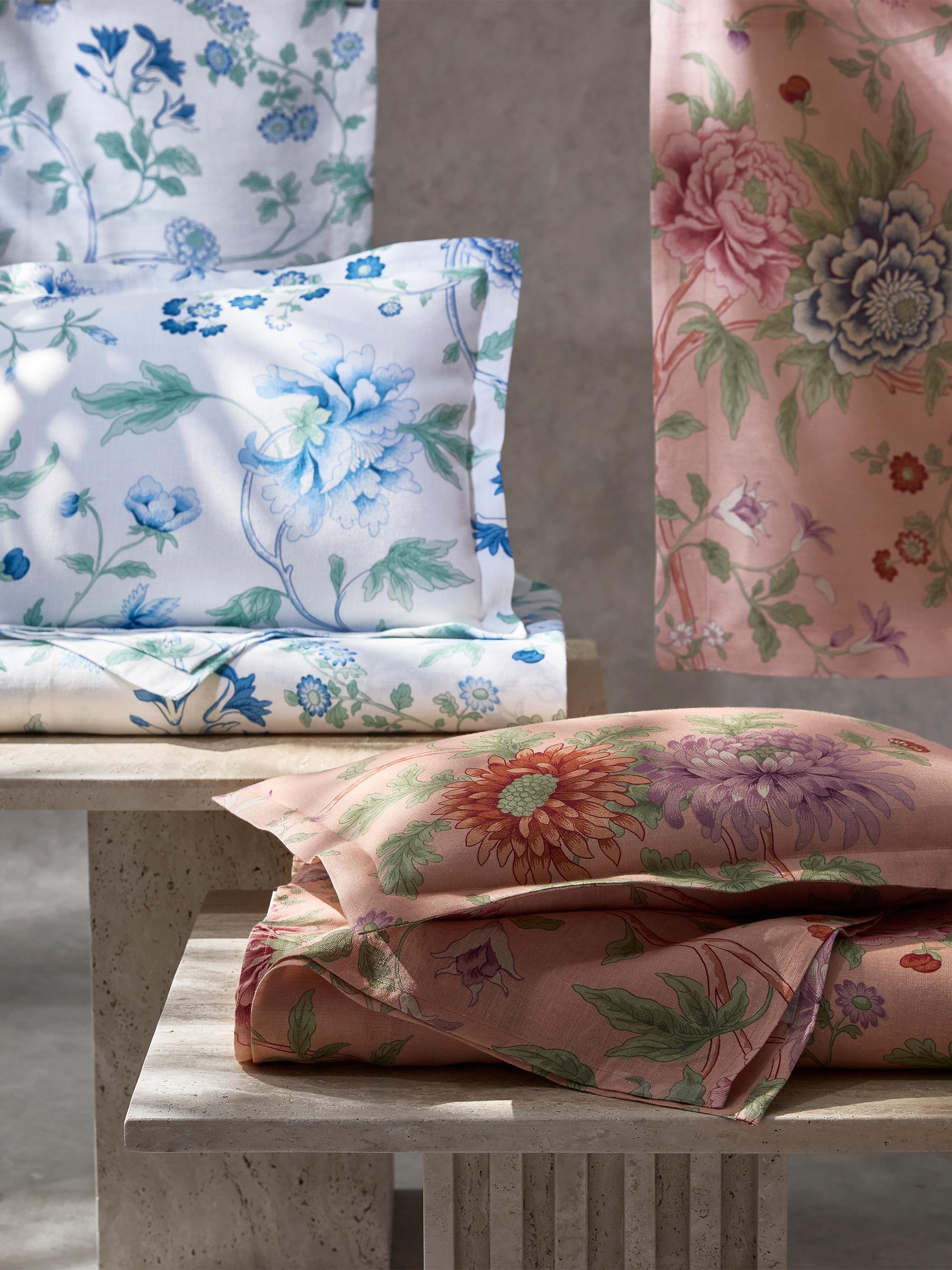 Matouk Simone Linen Sheets & Pillowcase Set Collection - Apricot Queen | Thumbnail 13