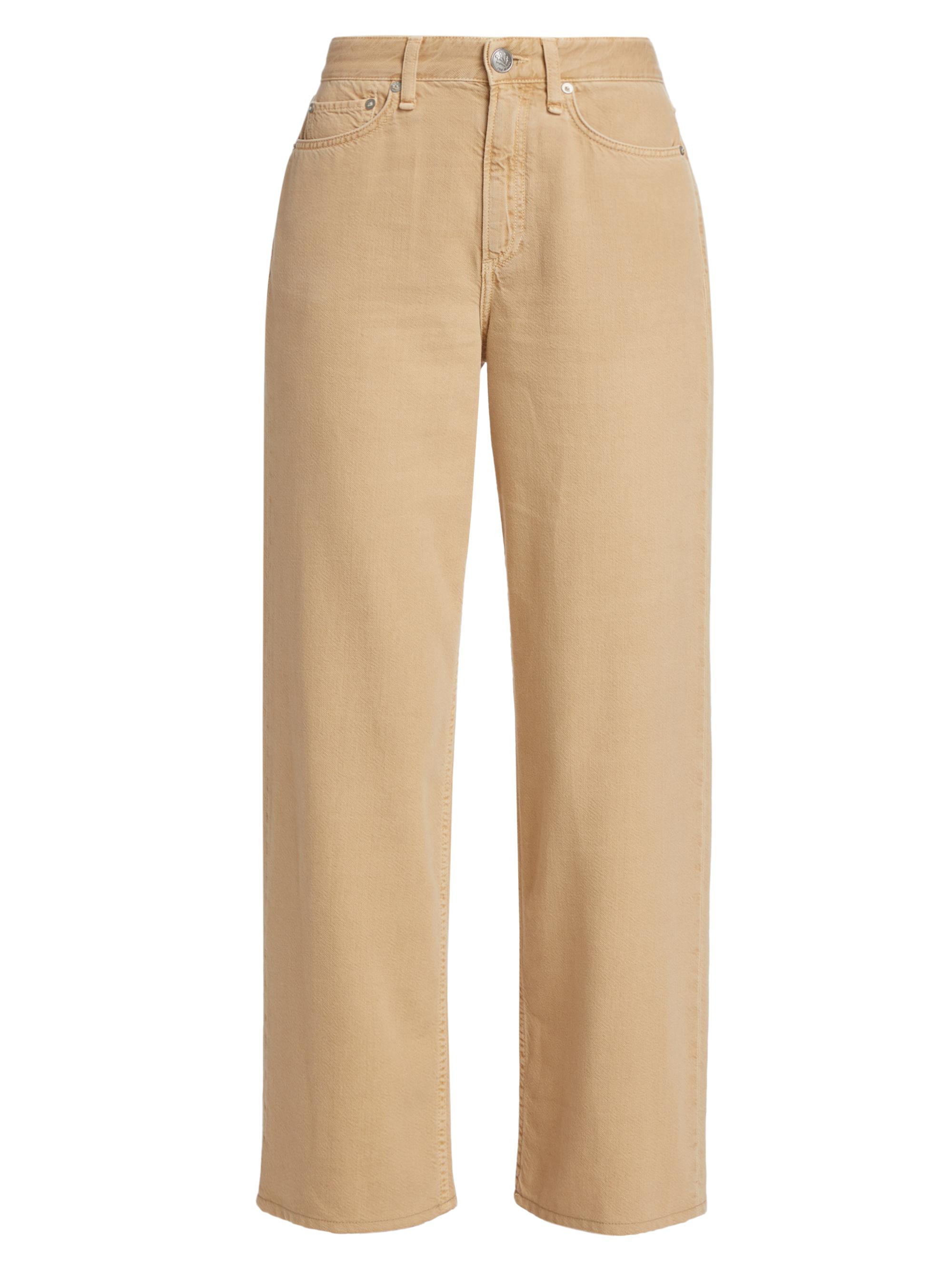 rag & bone Women's Featherweight Logan Wide-Leg Pants - Beige
