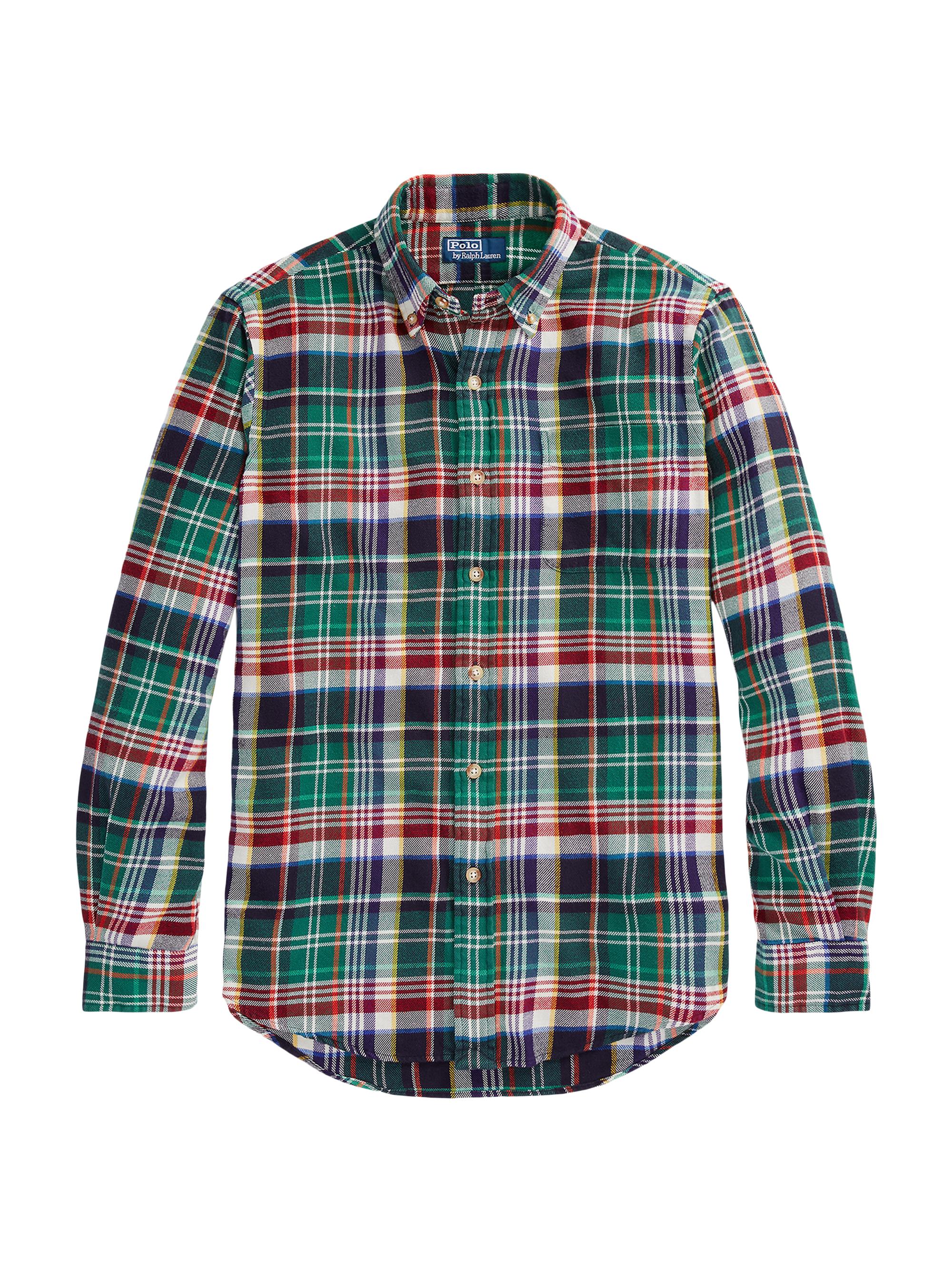 Polo Ralph Lauren Men's Ranch Plaid Cotton Shirt
