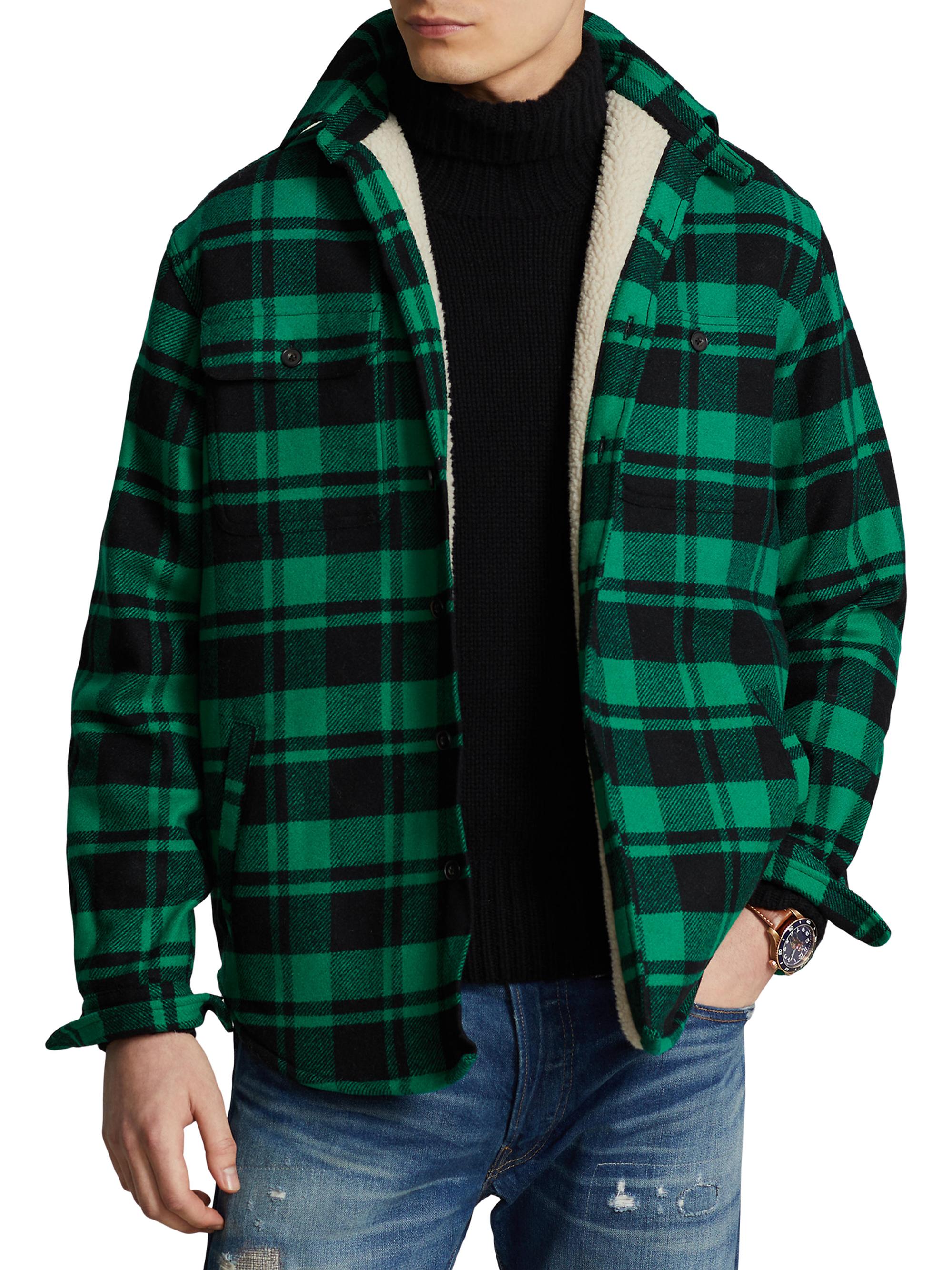 Ralph Lauren wool JK チェック　L Ralph Lauren wool JK チェック L Polo Ralph Lauren Plaid Wool