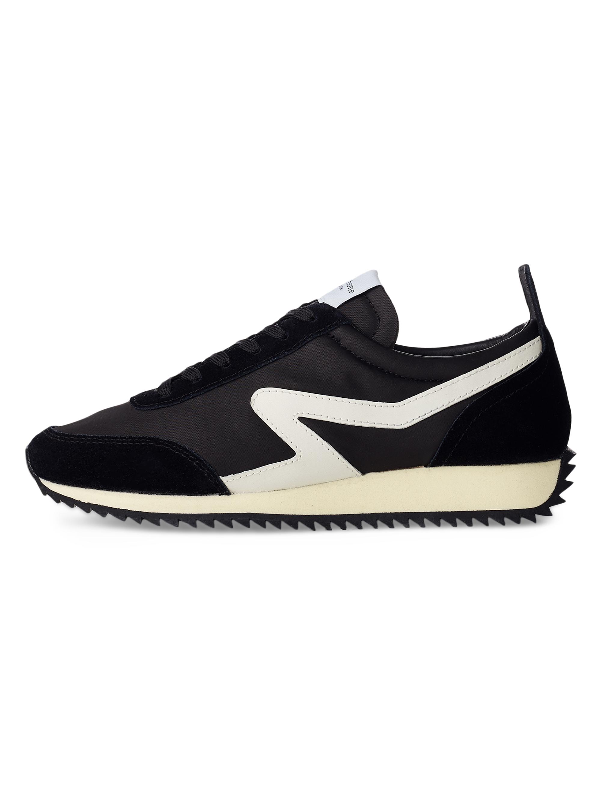 rag & bone Women's Retro Runner Low-Top Sneakers - Black